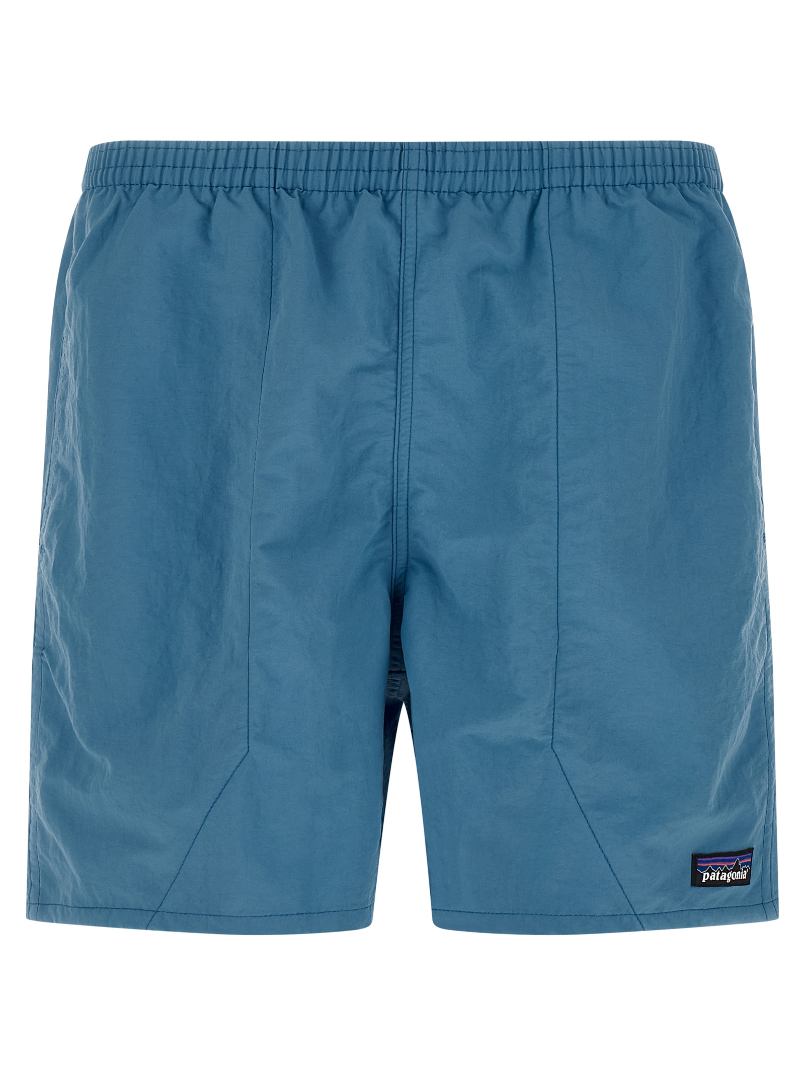 Blue Polyester Short And Mini Shorts