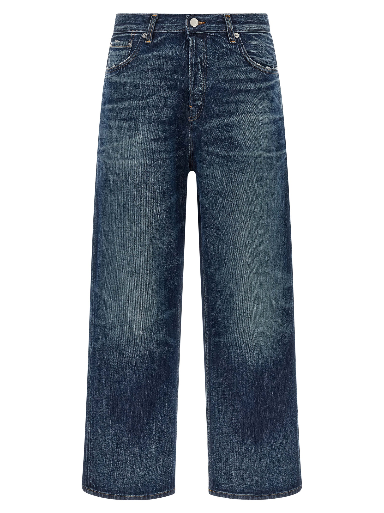 Blue Cotton Jeans Denim