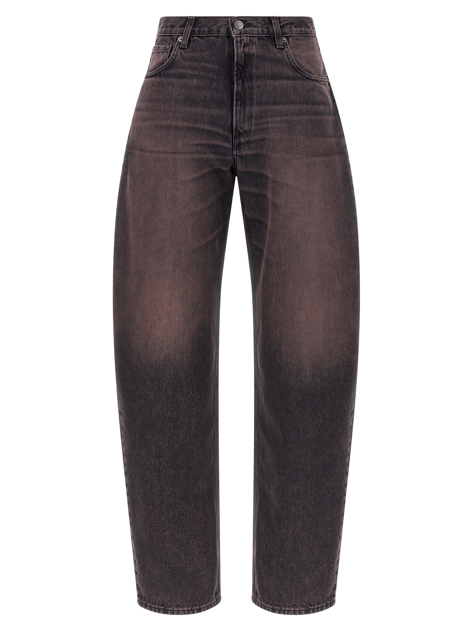 Multicolor Cotton High-Waisted Jean