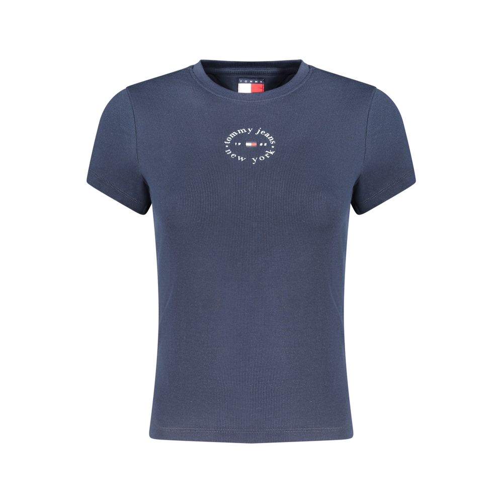 Blue Cotton Women's T-Shirt