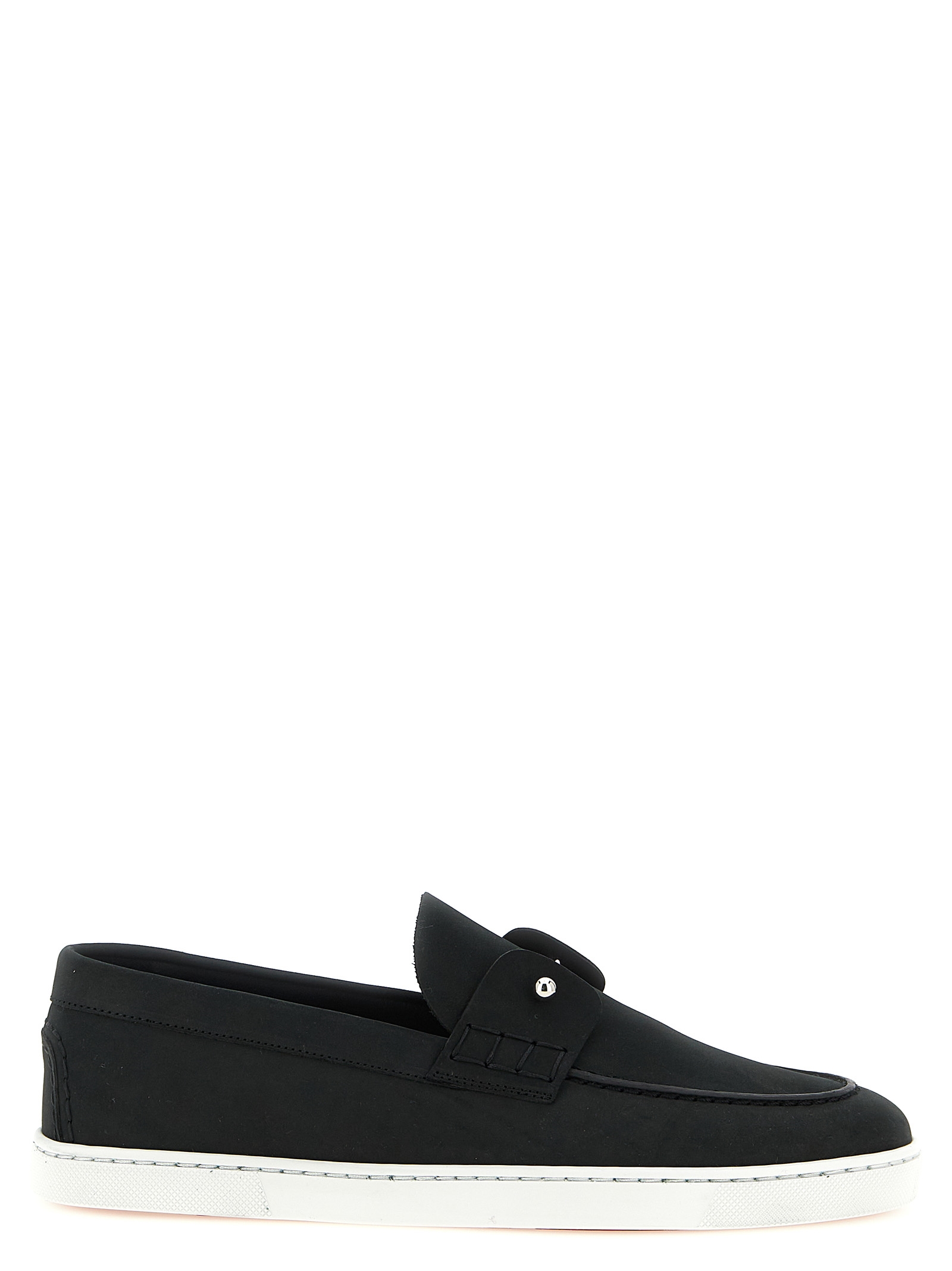 Black Calfskin Slip-On Loafers