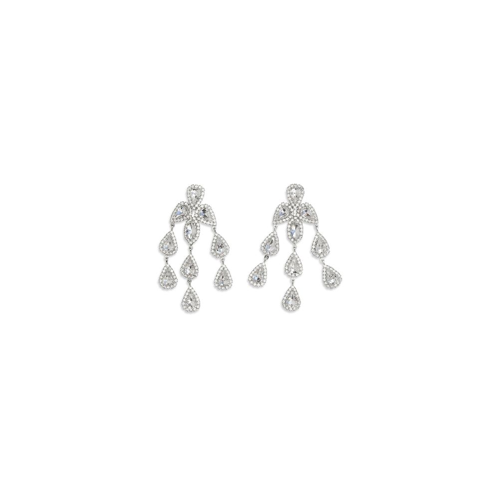 Silver Metal Earrings