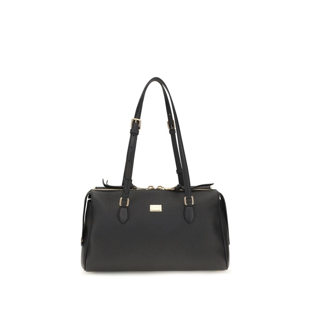 Black Calf Leather Bos Taurus Shoulder Bag