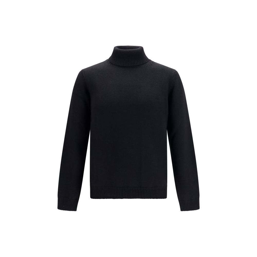 Black Wool Oves Aries Turtleneck