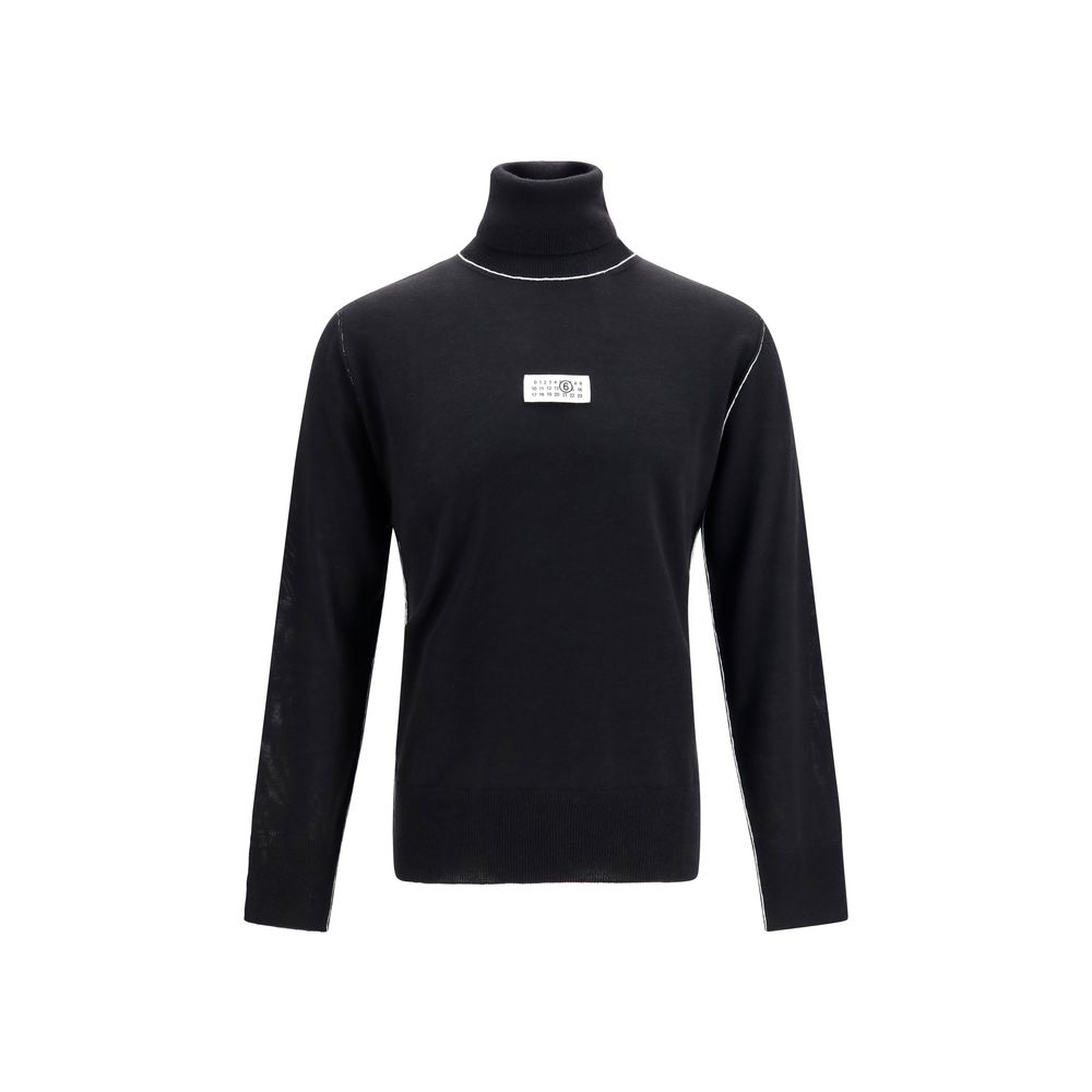 Black Wool Oves Aries Turtleneck