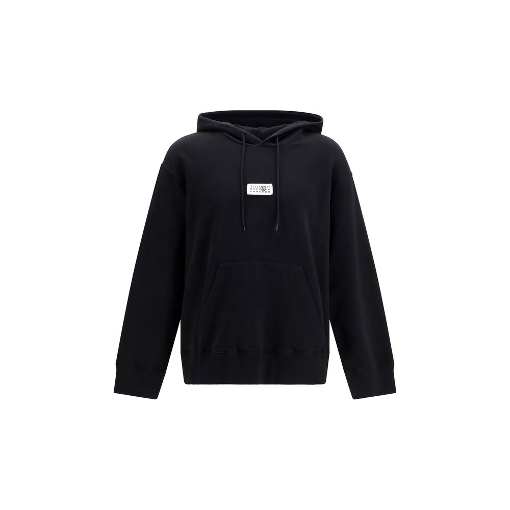 Black Cotton Sweatshirt