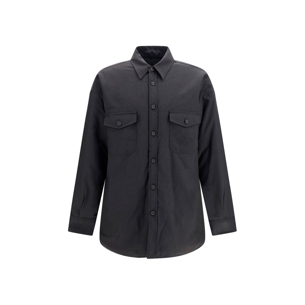 Gray Wool Oves Aries Shirt