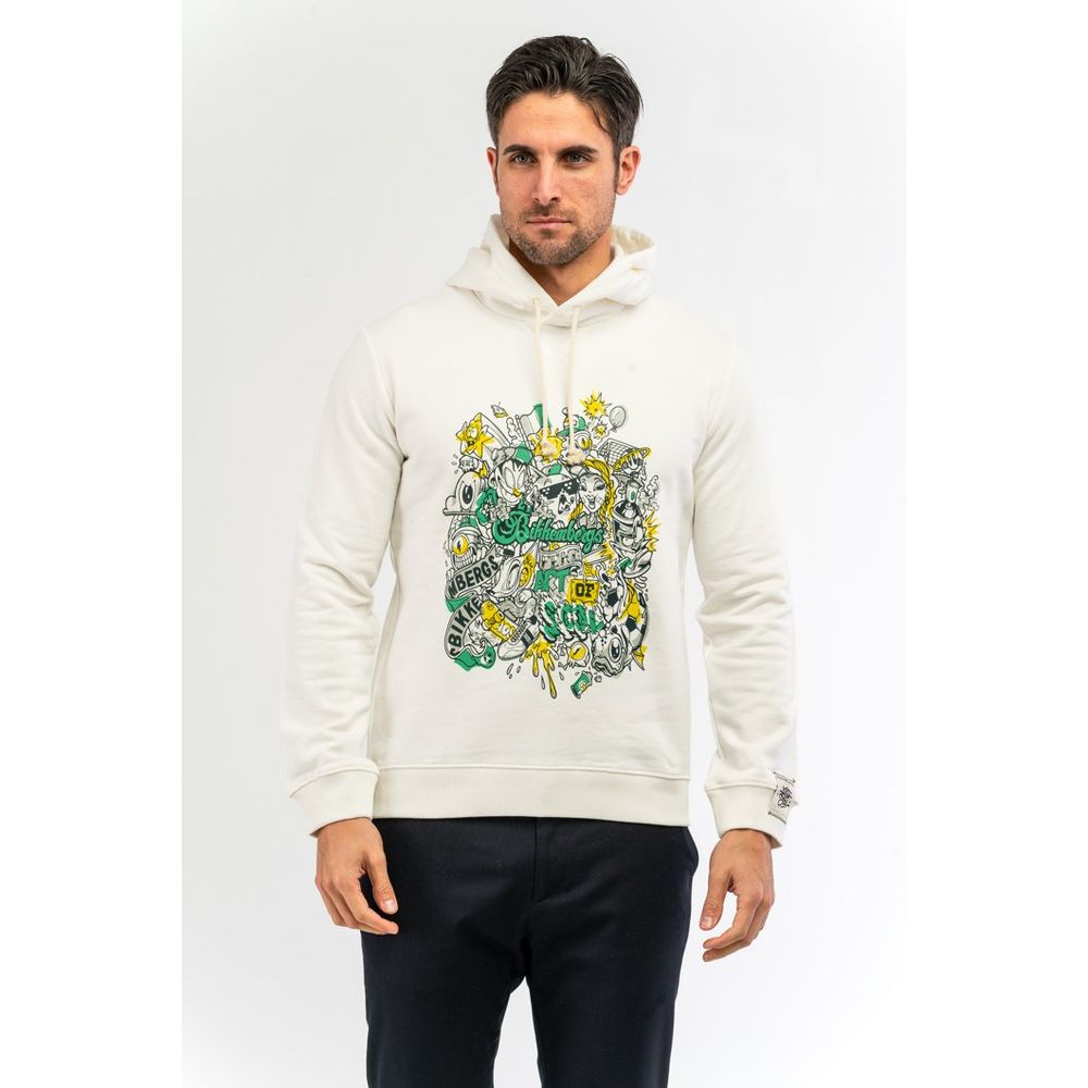 White Cotton Sweatshirt
