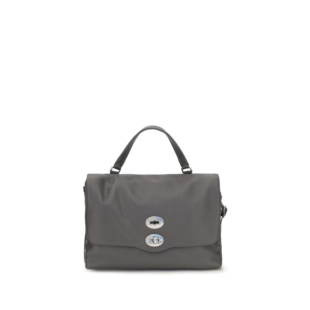 Gray Calf Leather Bos Taurus Handbag