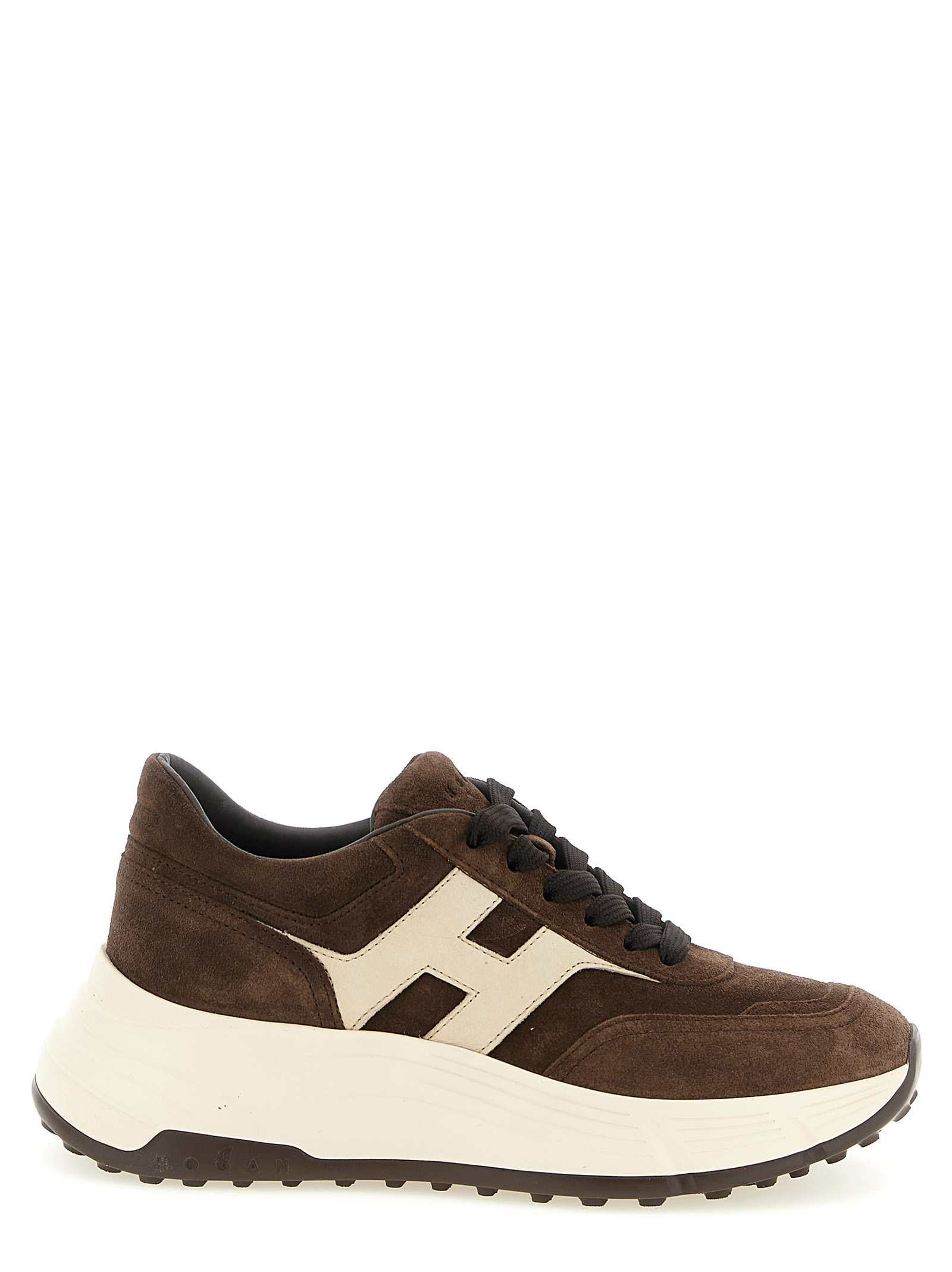 Brown Calfskin Athletic Sneakers