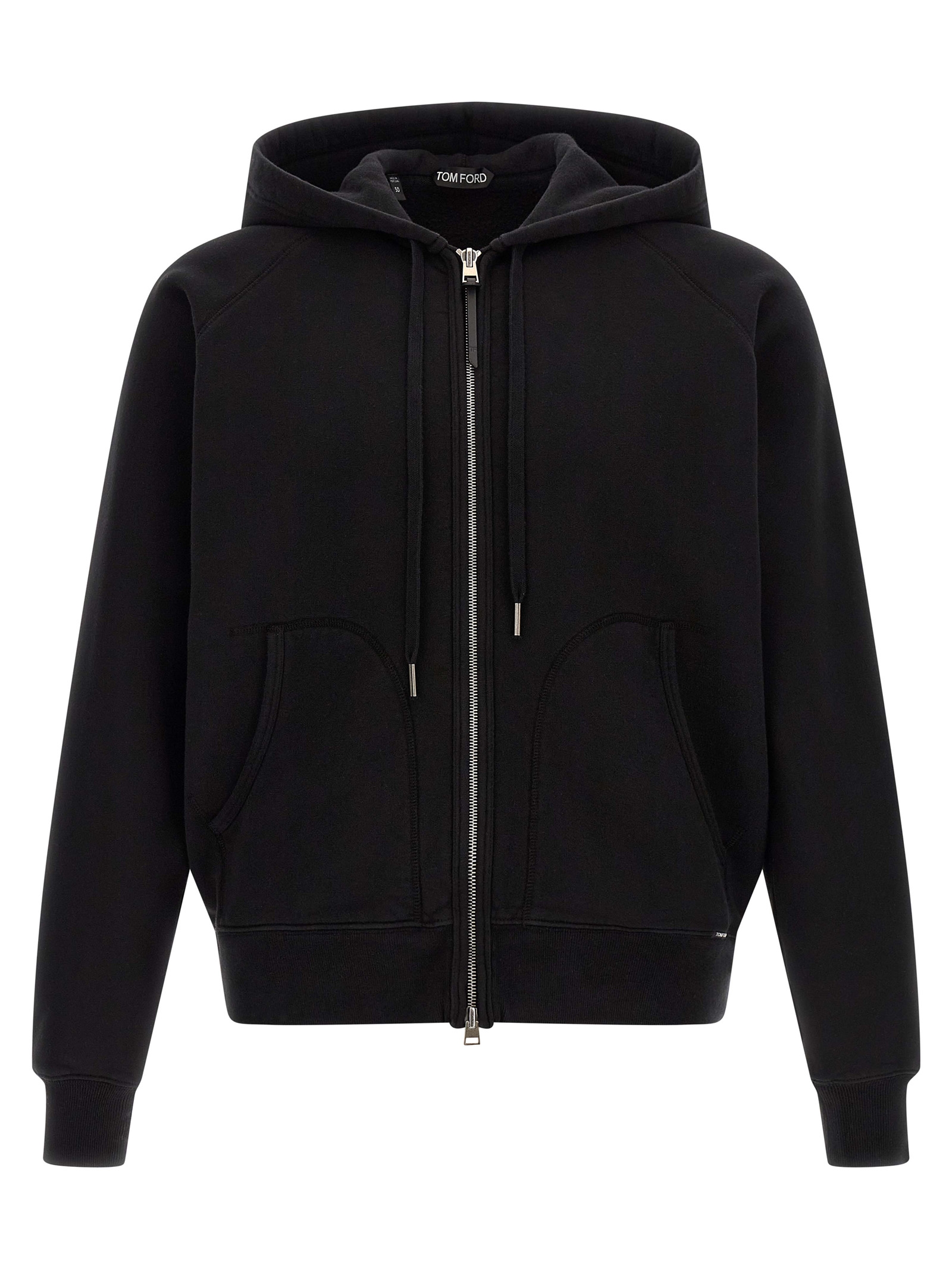 Black Cotton Sweatshirt