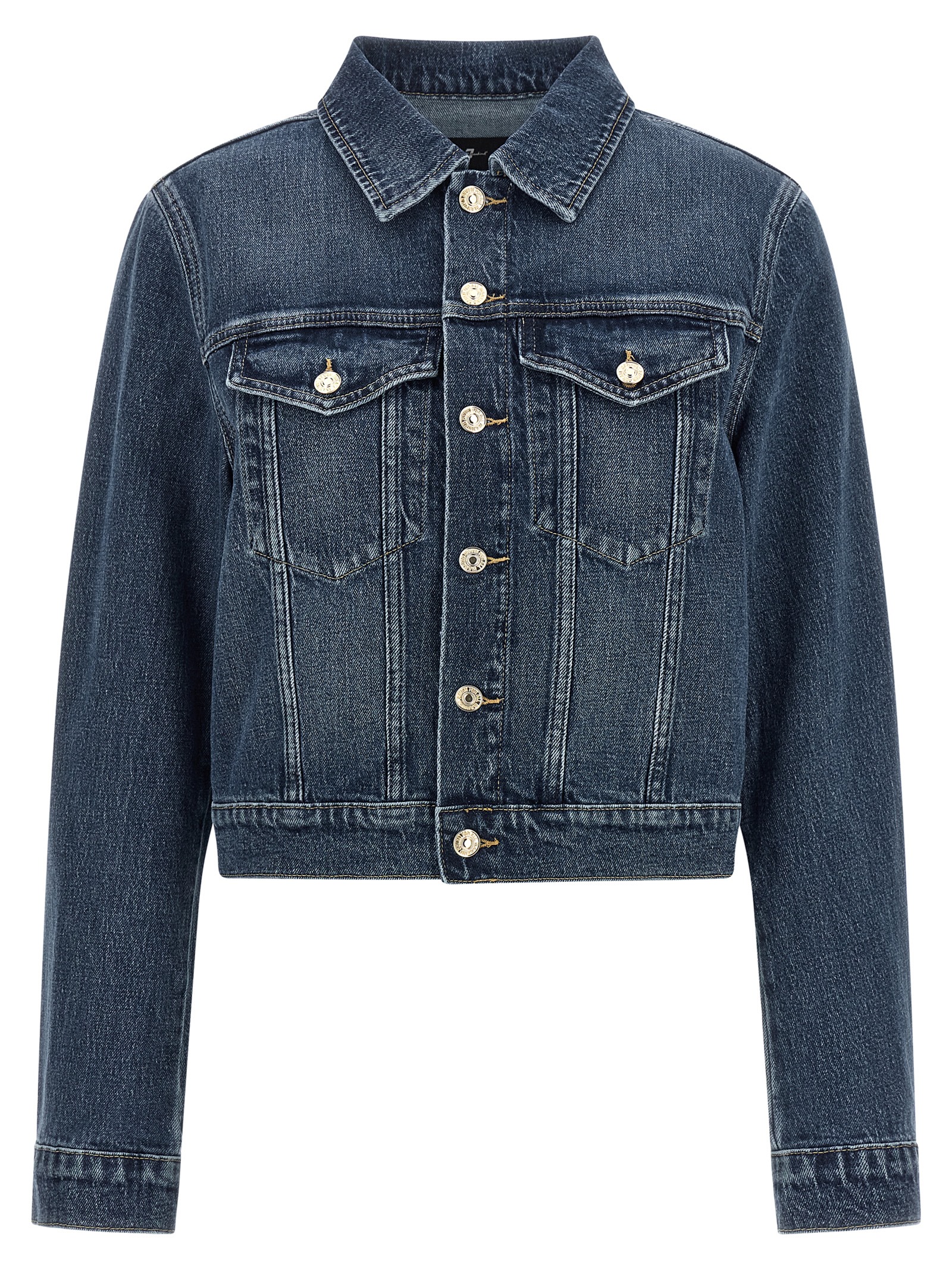 Blue Cotton Denim Jacket