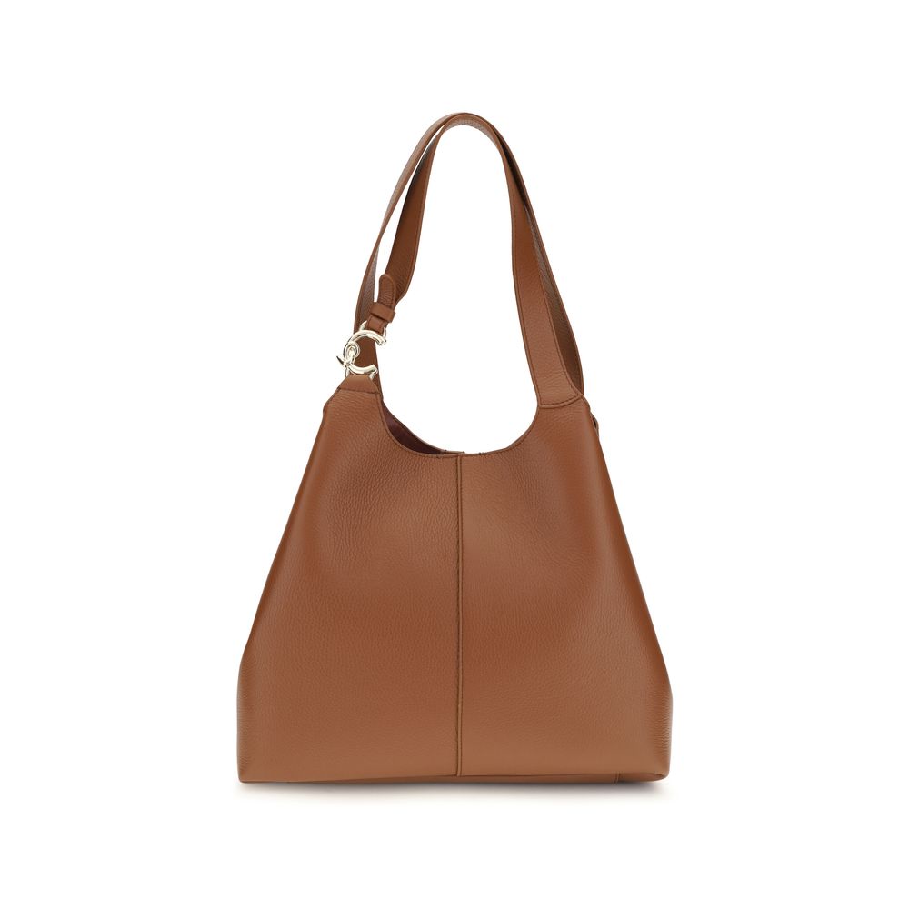Brown Calf Leather Bos Taurus Shoulder Bag