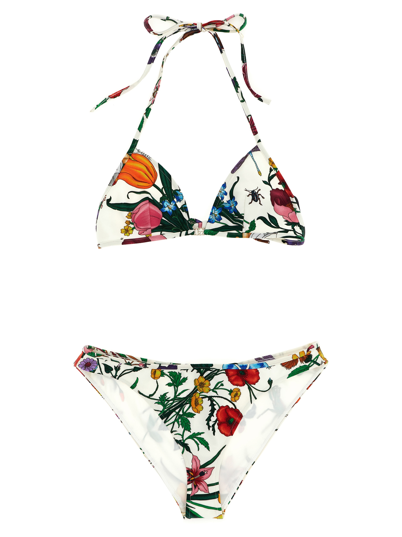 White Polyamide Bikini