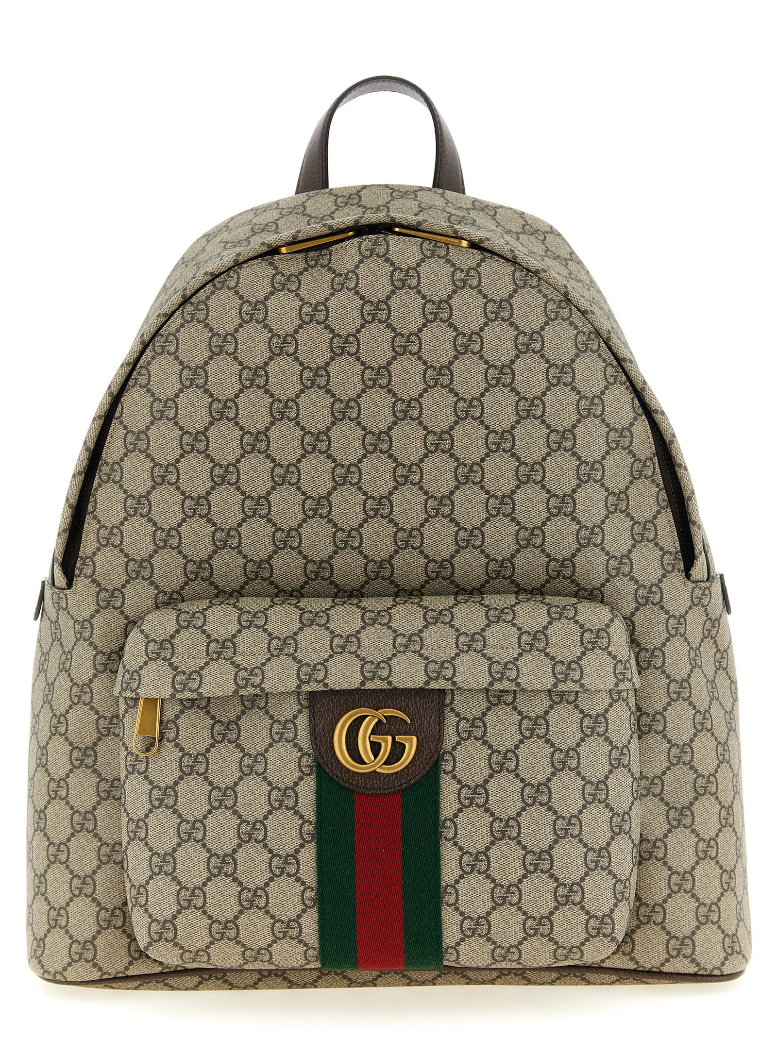 Beige Polyethylene Backpack