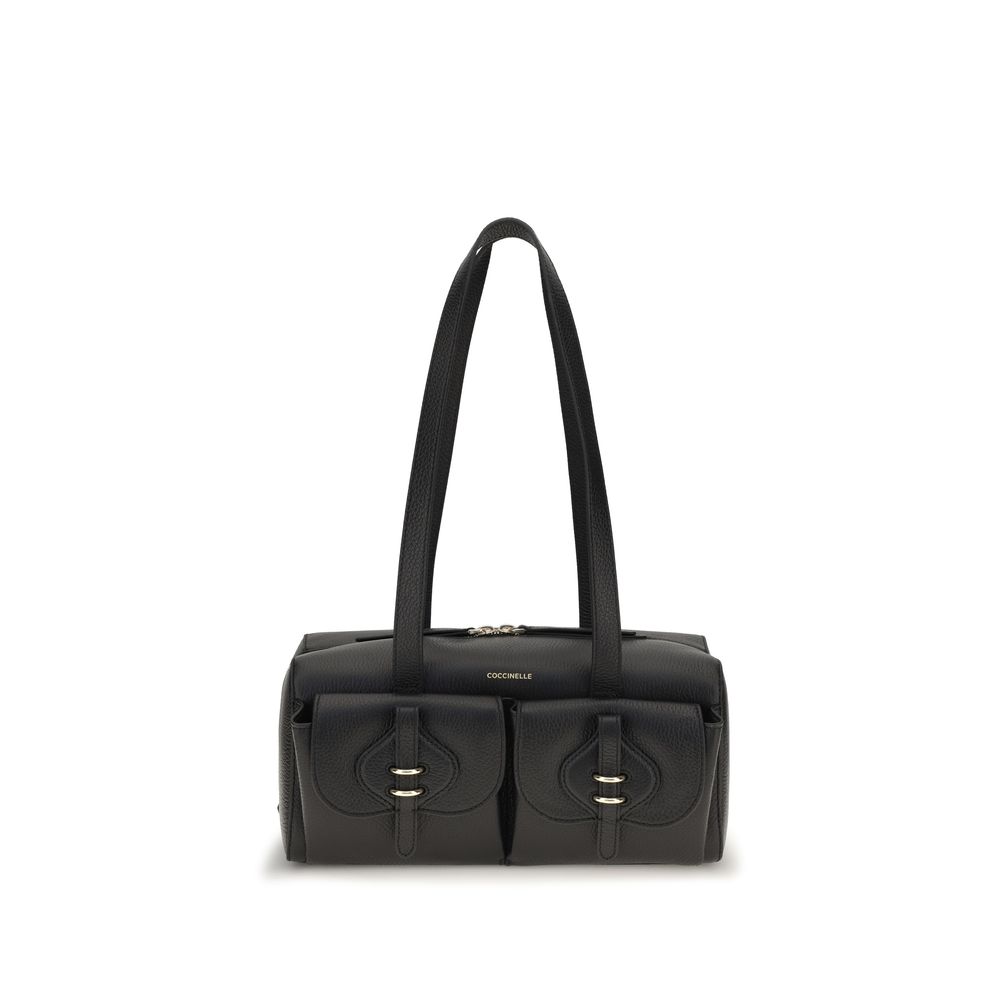 Black Calf Leather Bos Taurus Shoulder Bag