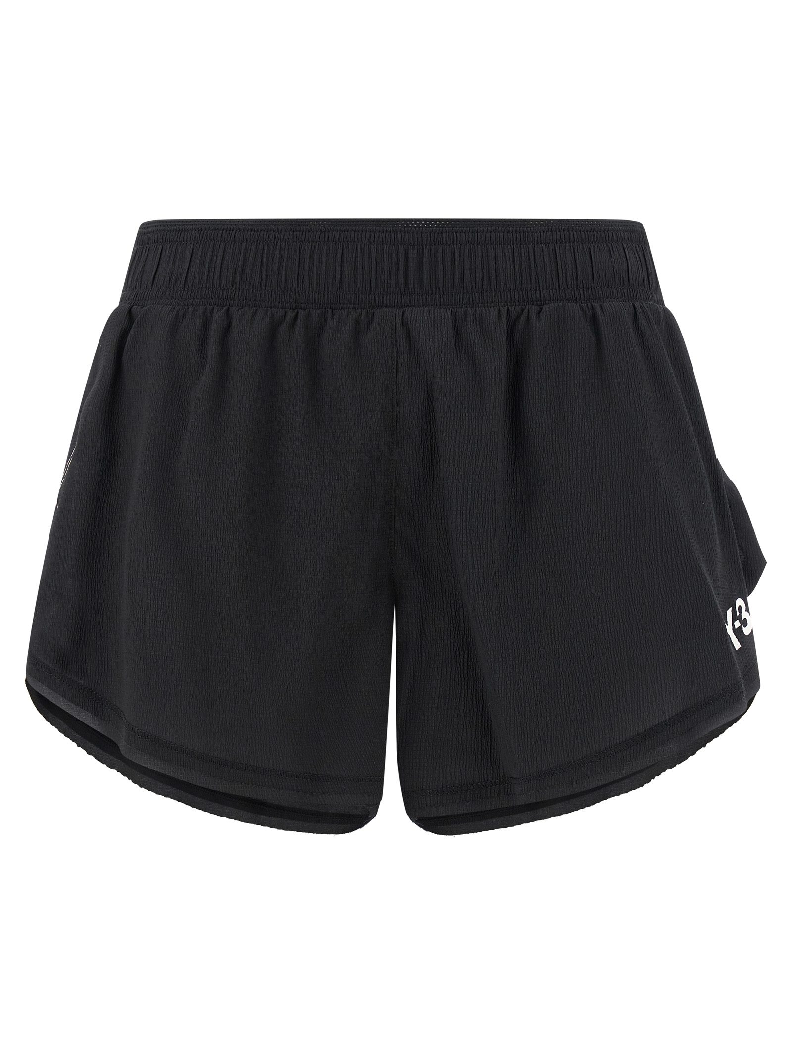 Black Polyamide Bermuda Shorts