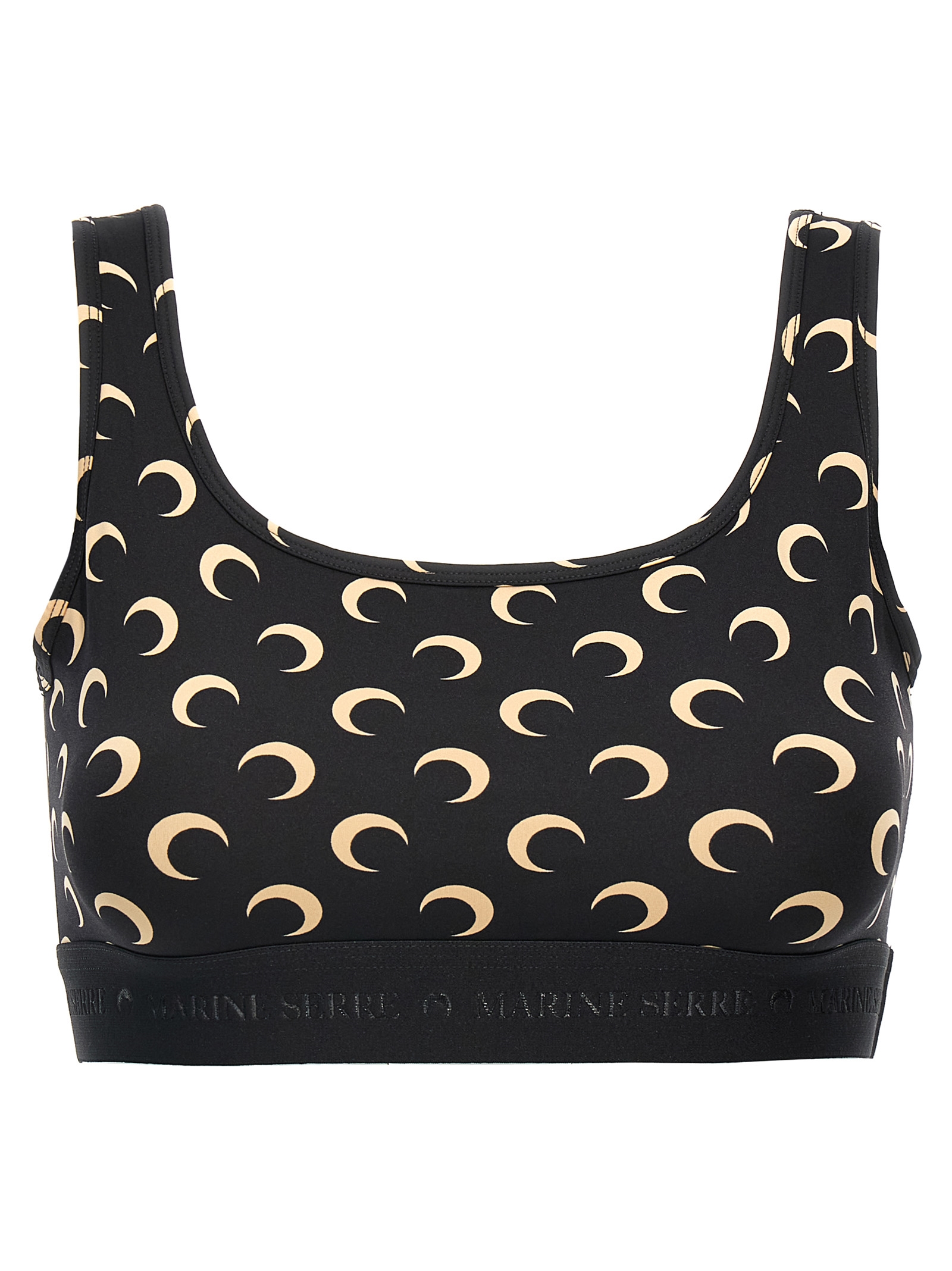 Black Polyamide Sport Bra