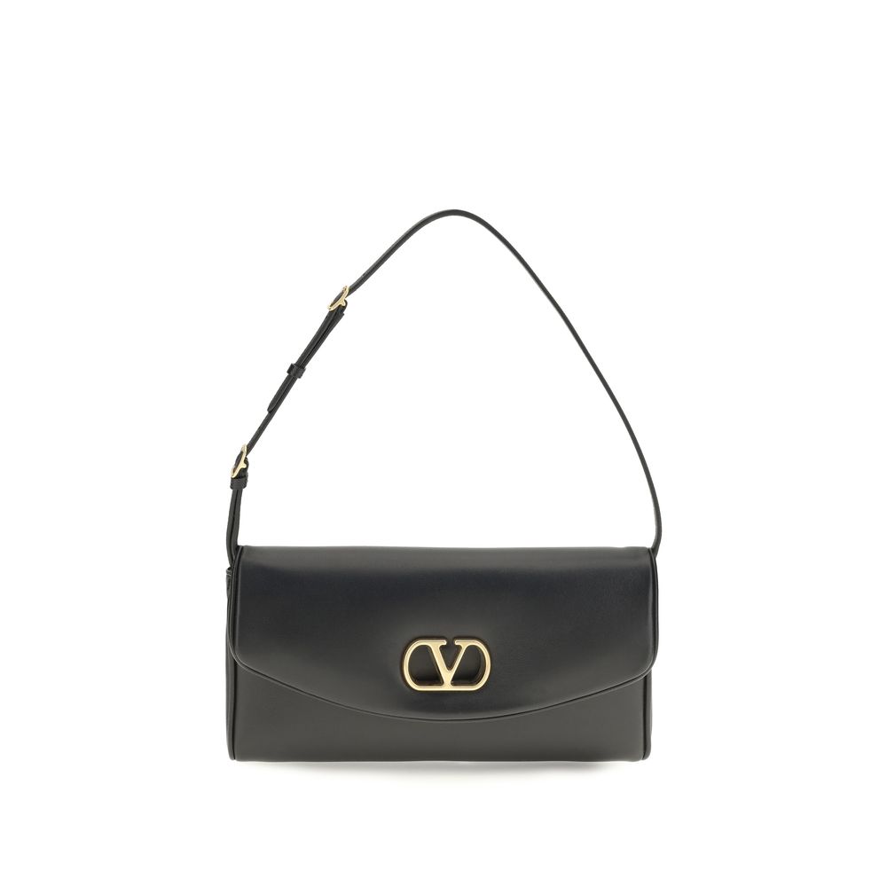Black Calf Leather Bos Taurus Shoulder Bag