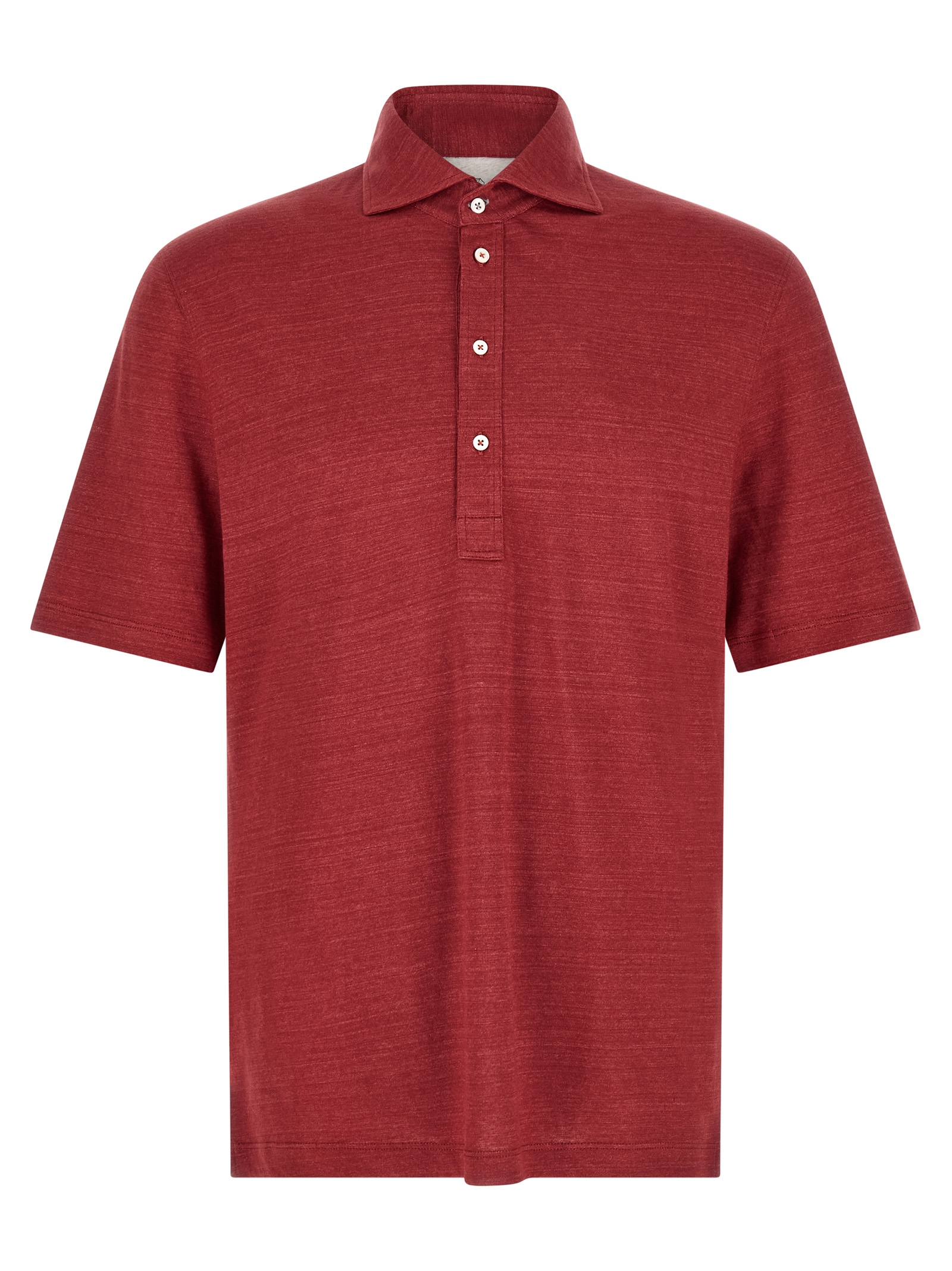 Multicolor Linen Polo Shirt