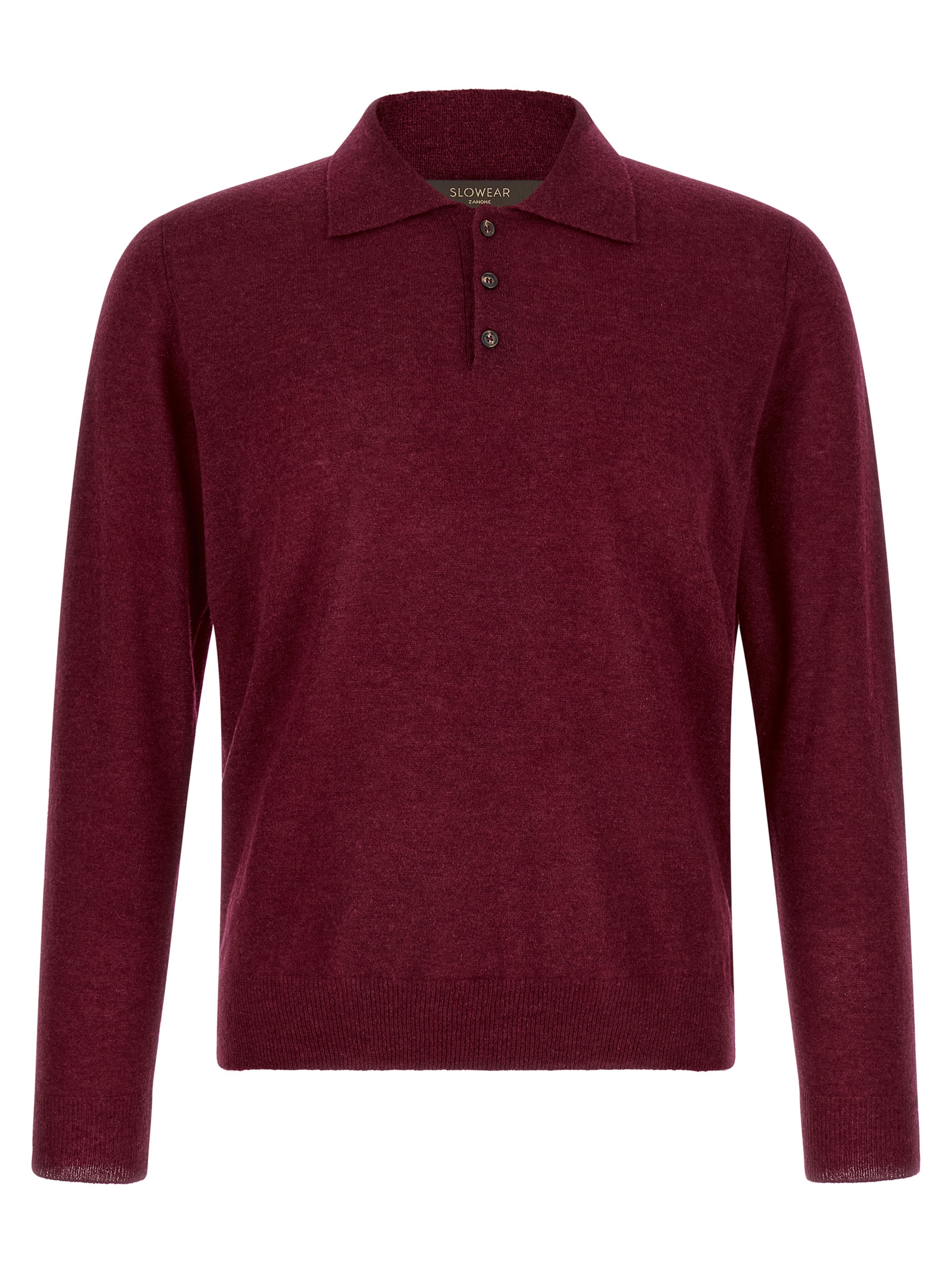 Bordeaux Cashmere Polo Shirt