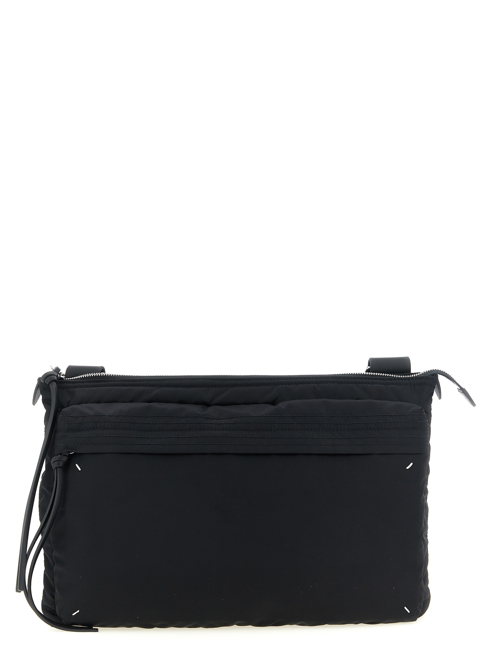 Black Polyamide Crossbody Bag
