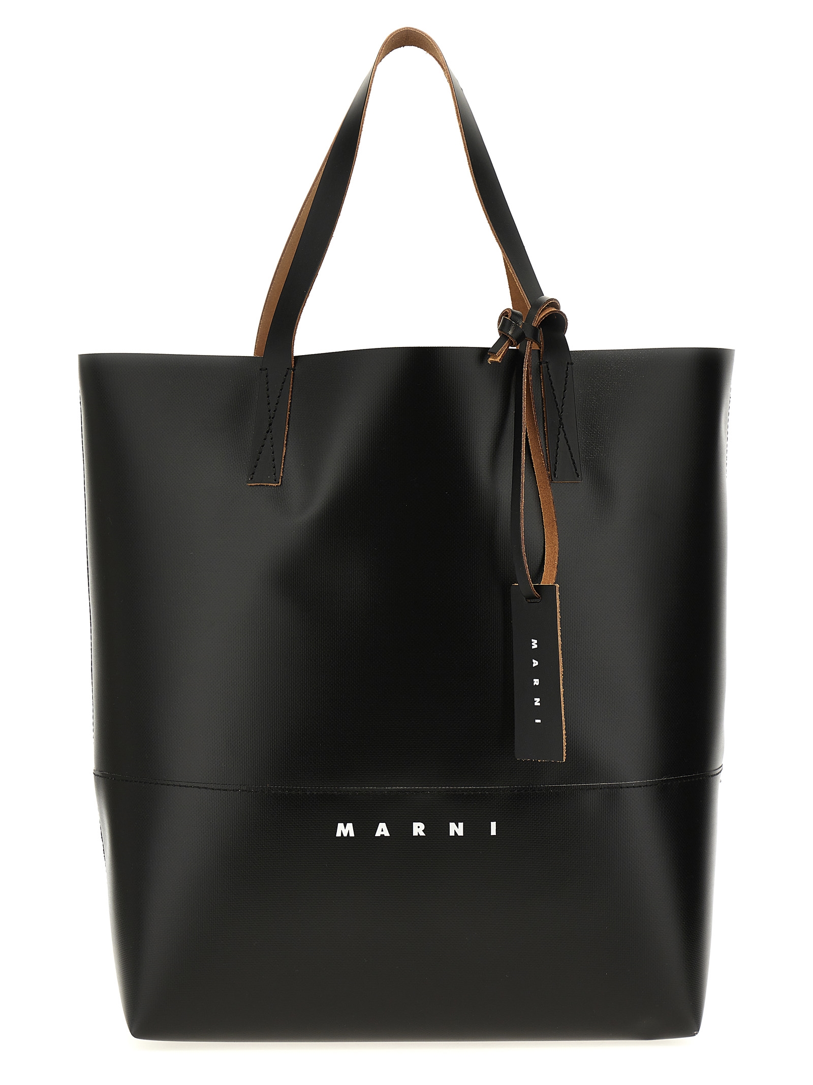 Black Polyethylene Tote Bag