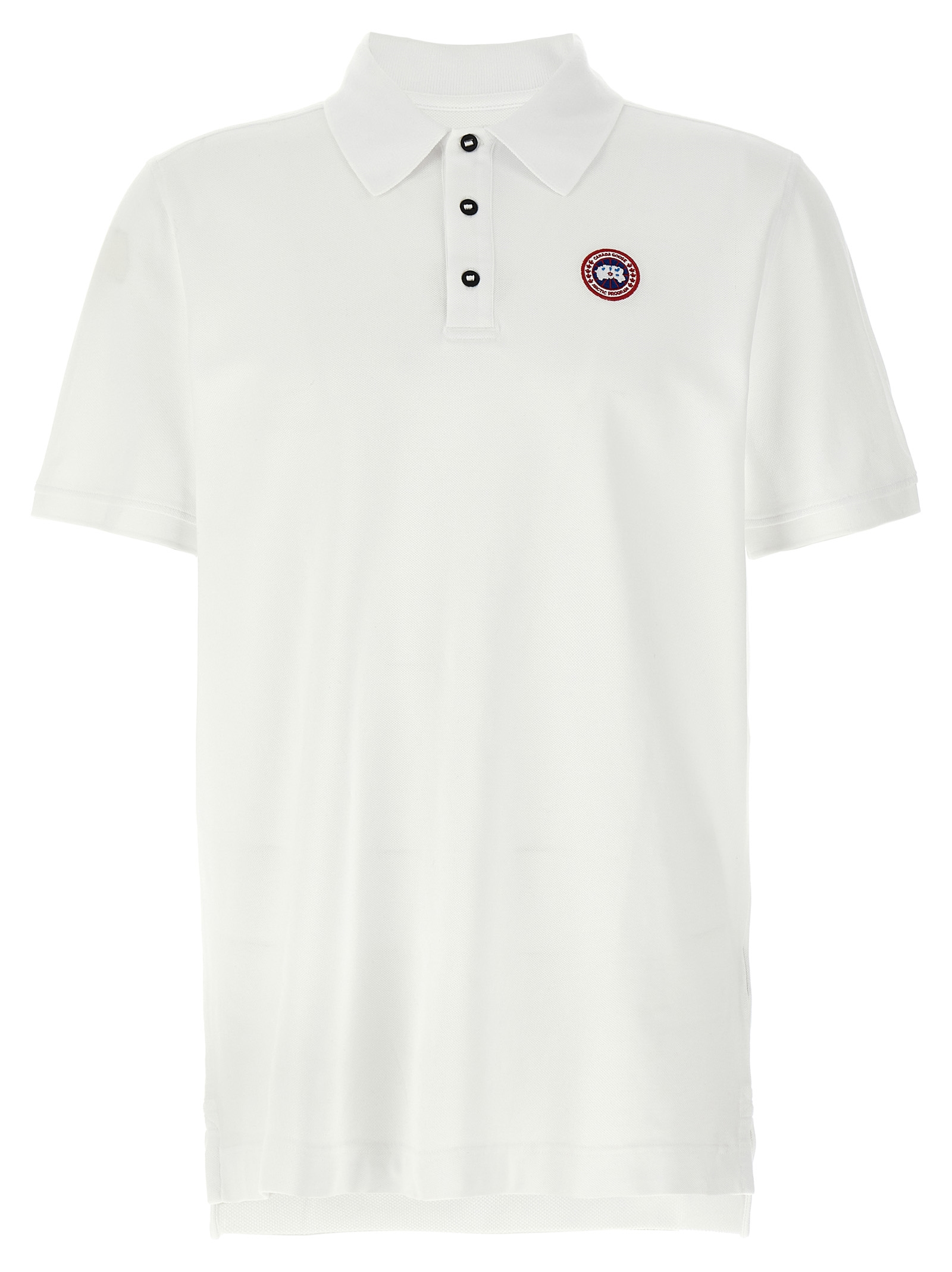White Cotton Polo Shirt
