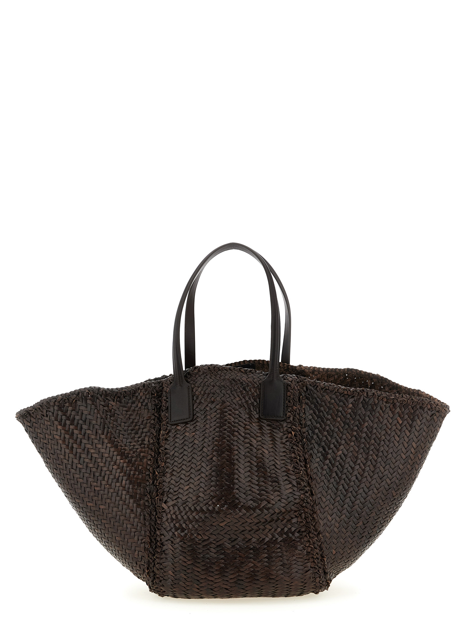 Brown Calfskin Tote Bag