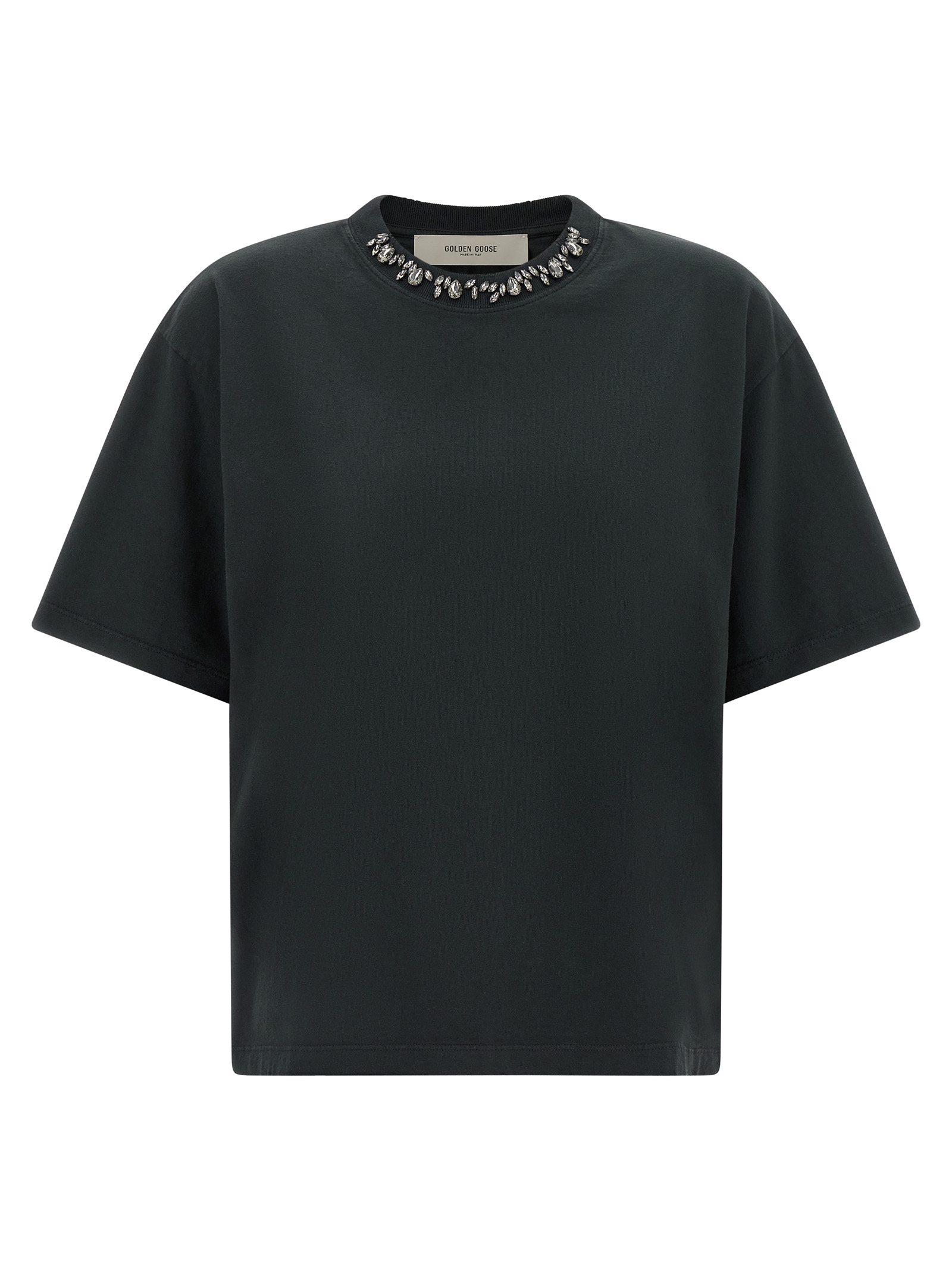 Black Cotton T-Shirt