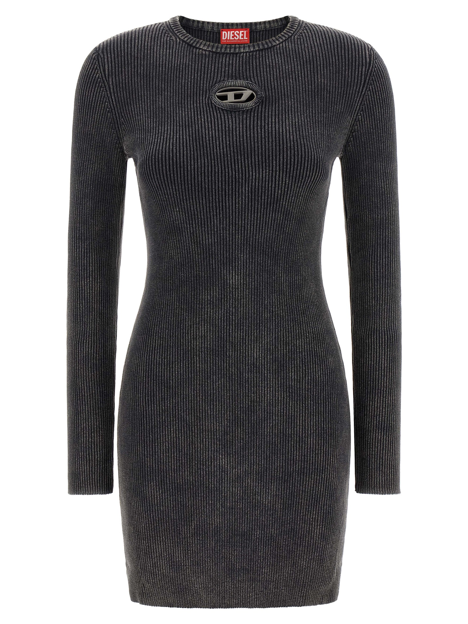 Black Cotton Short Dress
