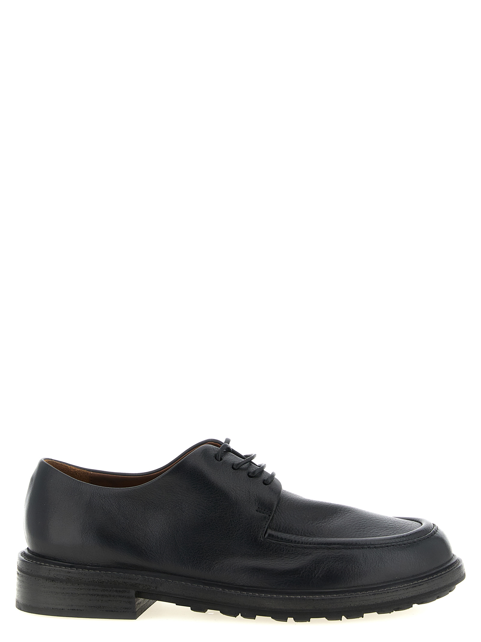 Black Calfskin Oxfords And Derbies