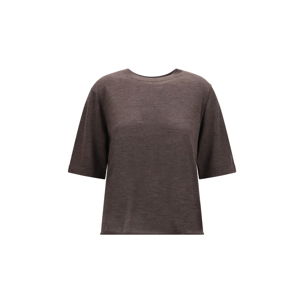 Brown Cashmere T-Shirt
