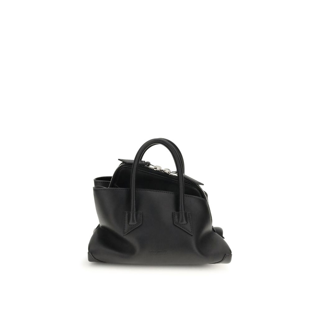 Black Calf Leather Bos Taurus Handbag