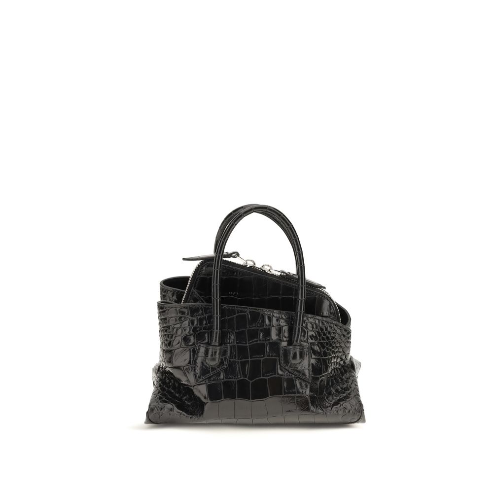 Black Calf Leather Bos Taurus Handbag