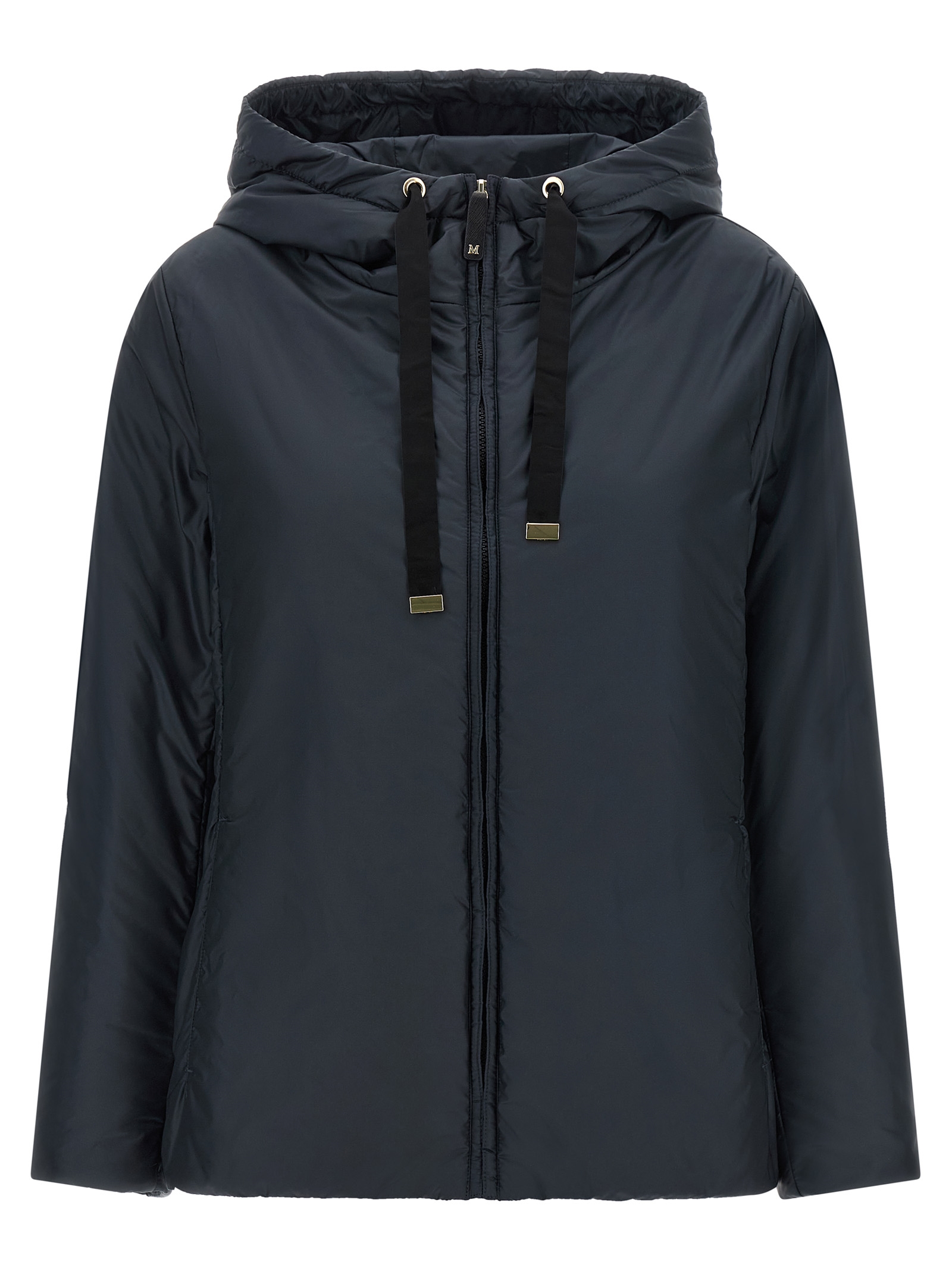 Blue Polyester Shell Jacket