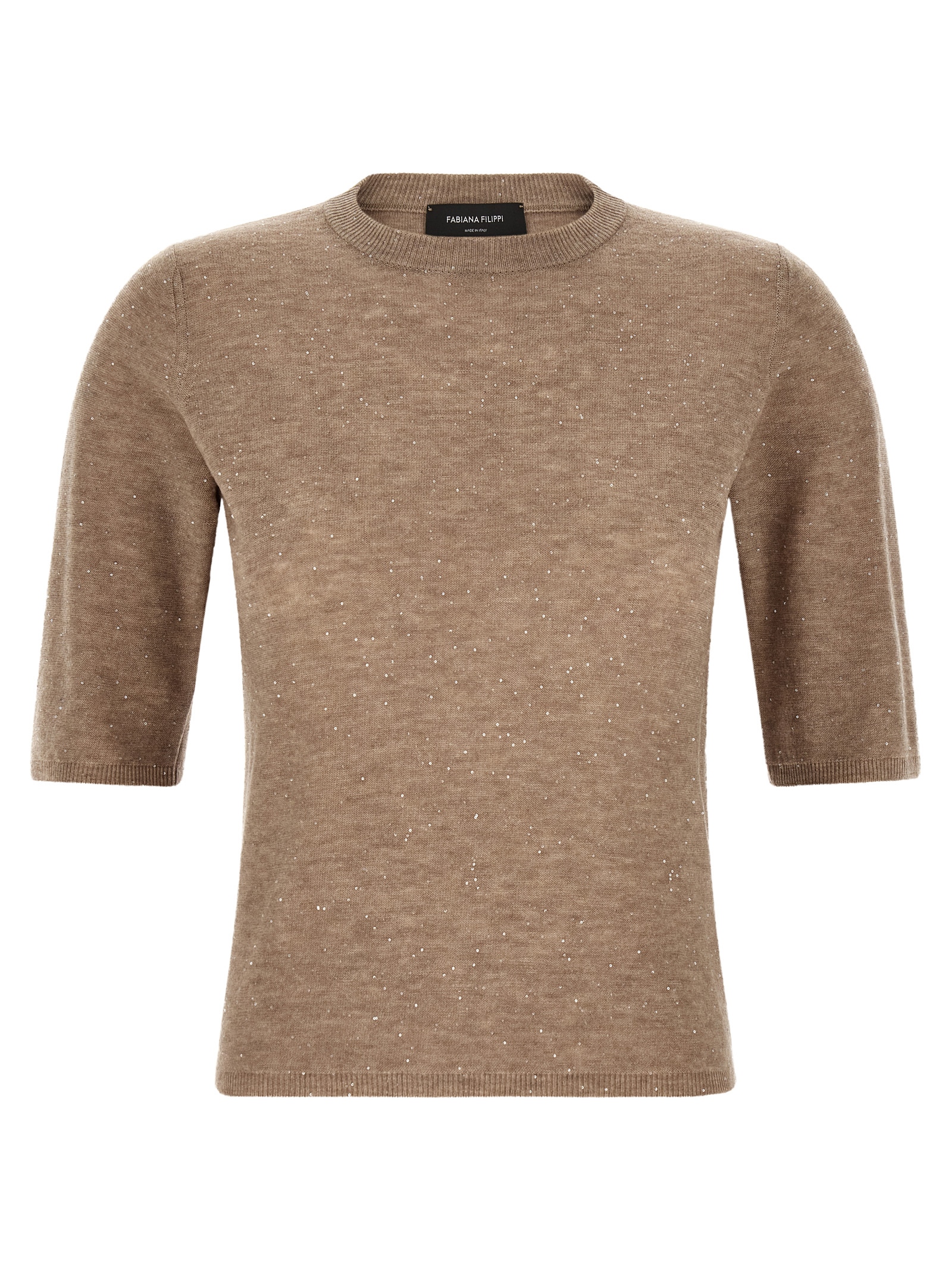 Beige Wool T-Shirt