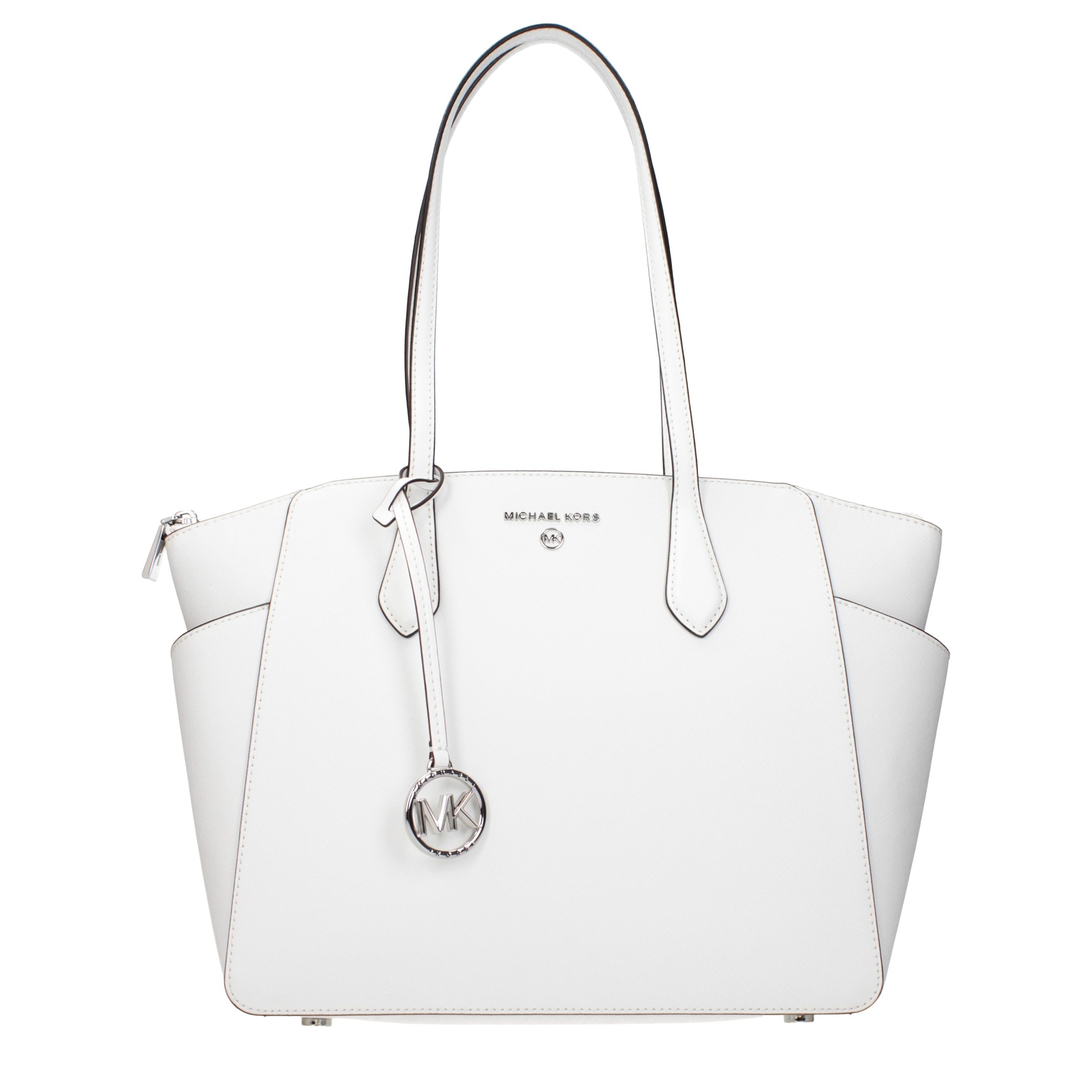 White Leather Shoulder Bag