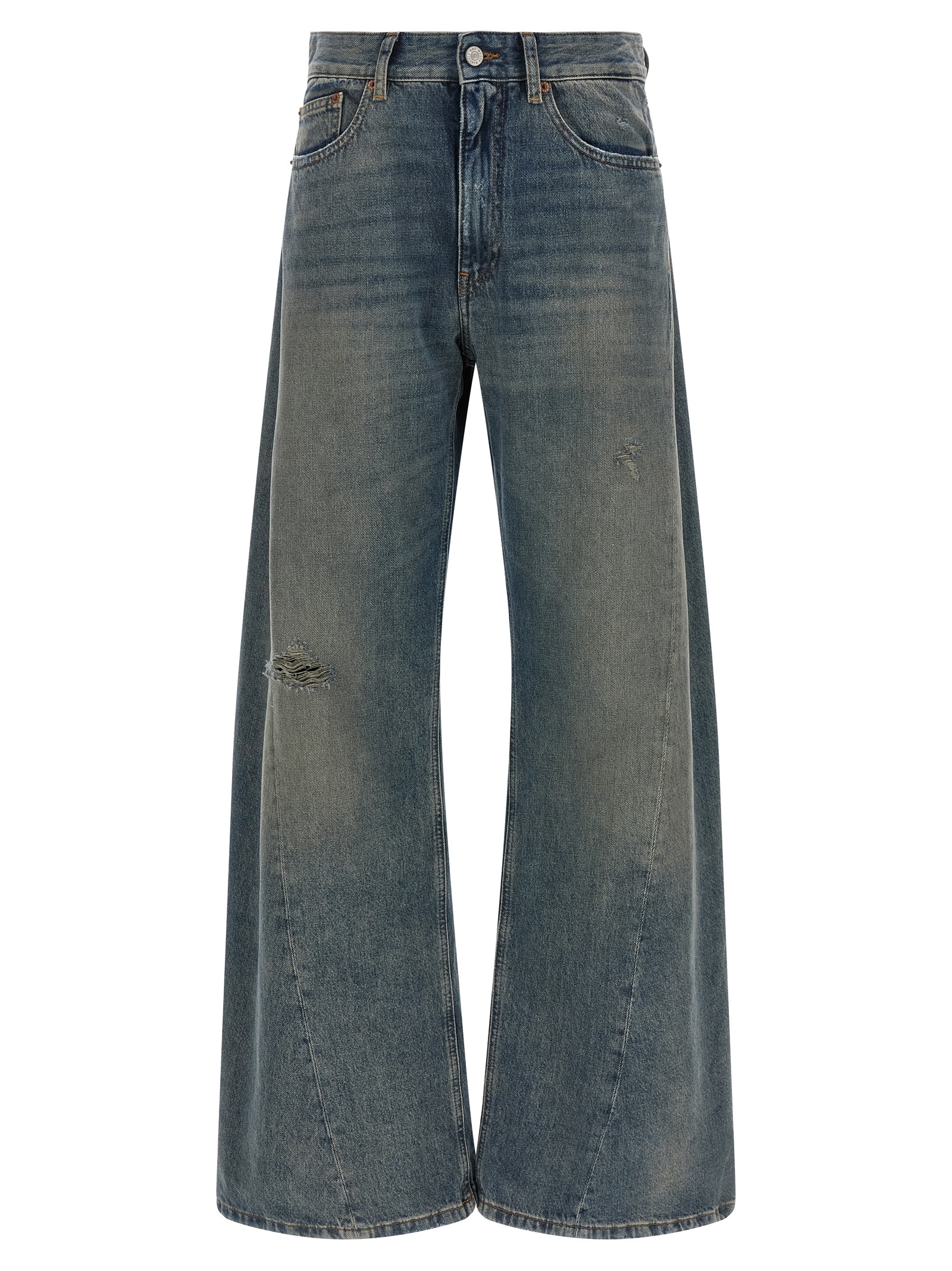Blue Cotton Jeans Denim