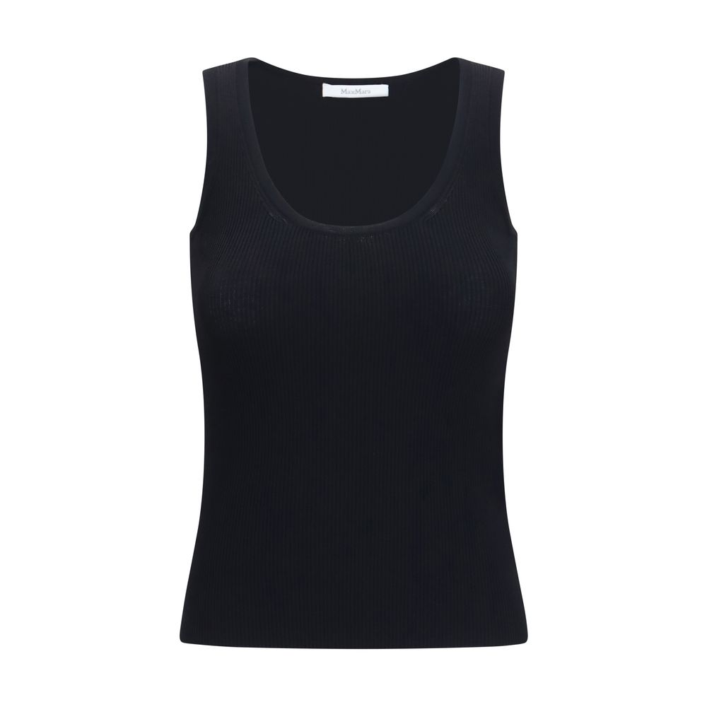 Black Viscose Tank Tops