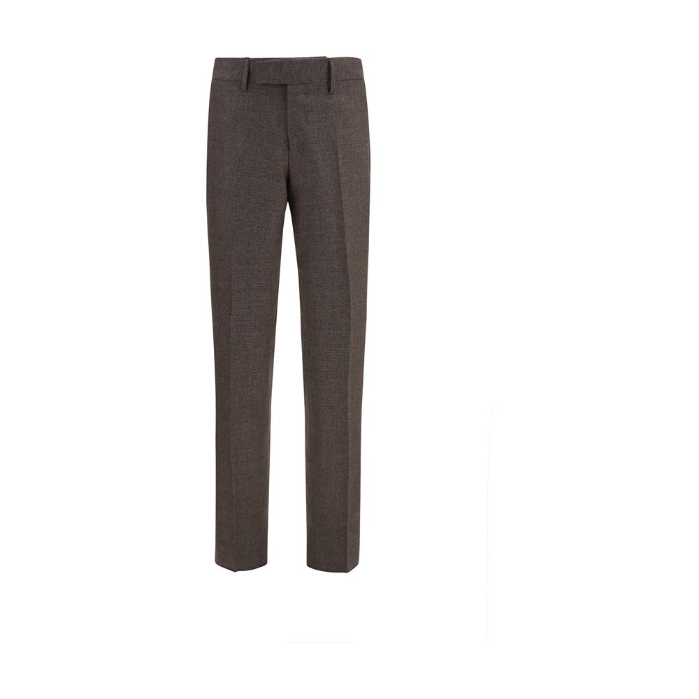 Brown Viscose Dress Pants