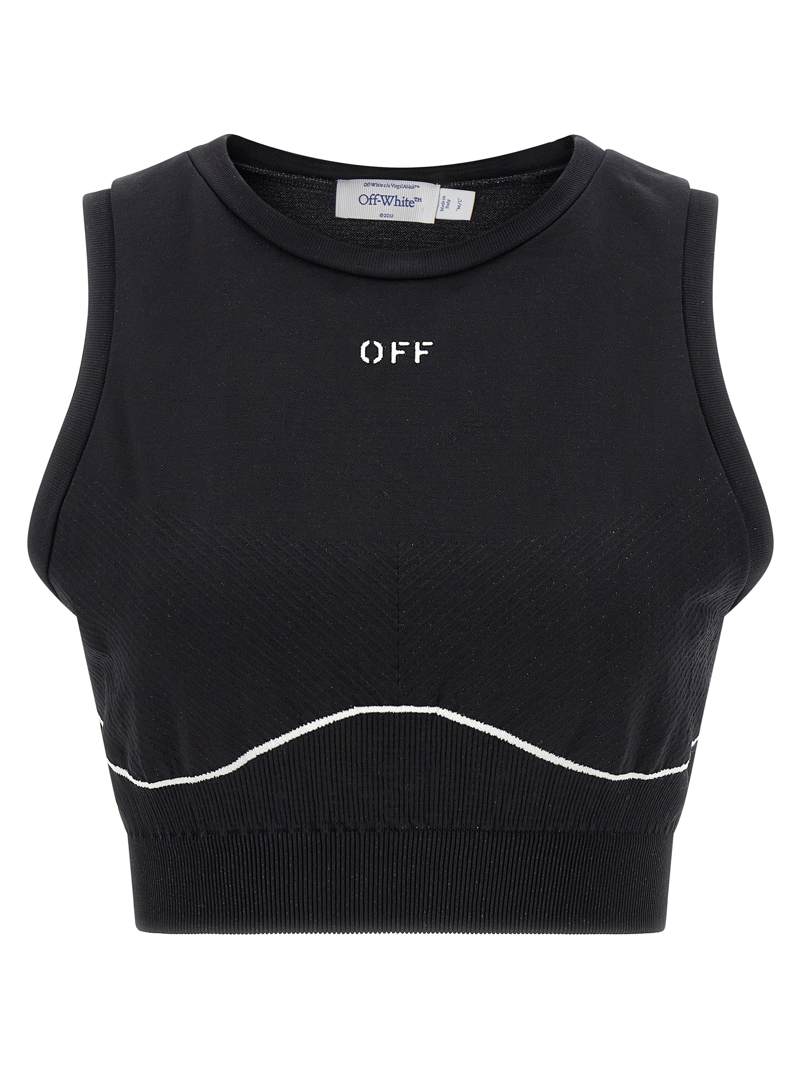 Black Polyamide Sport Bra