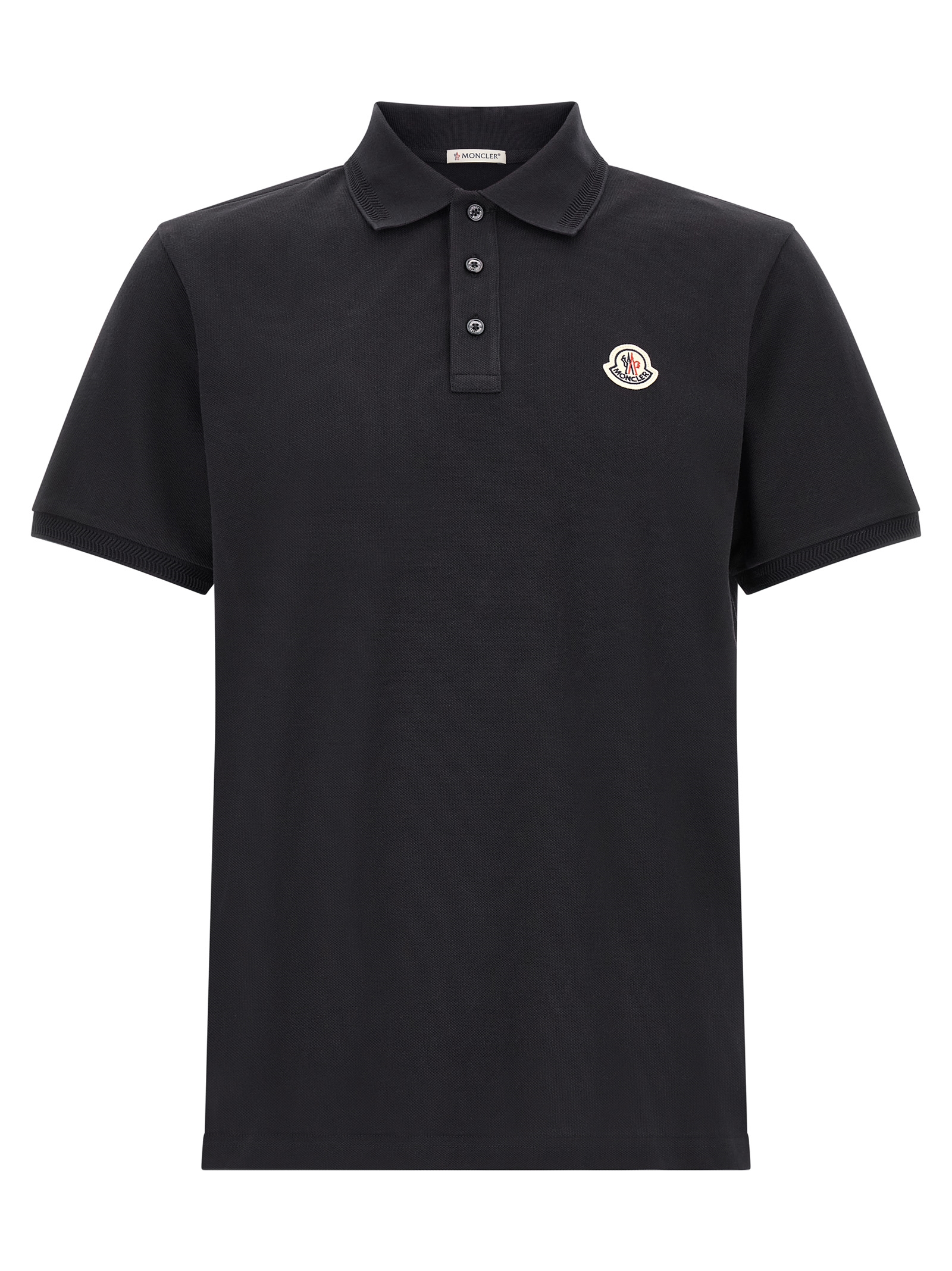 Blue Cotton Polo Shirt