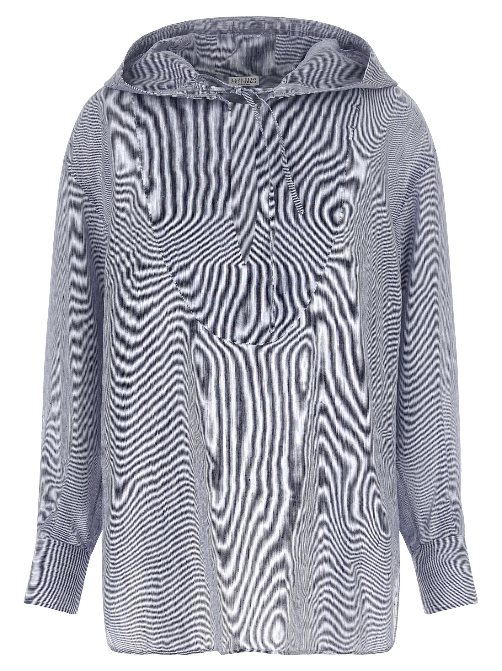 Blue Linen Blouse