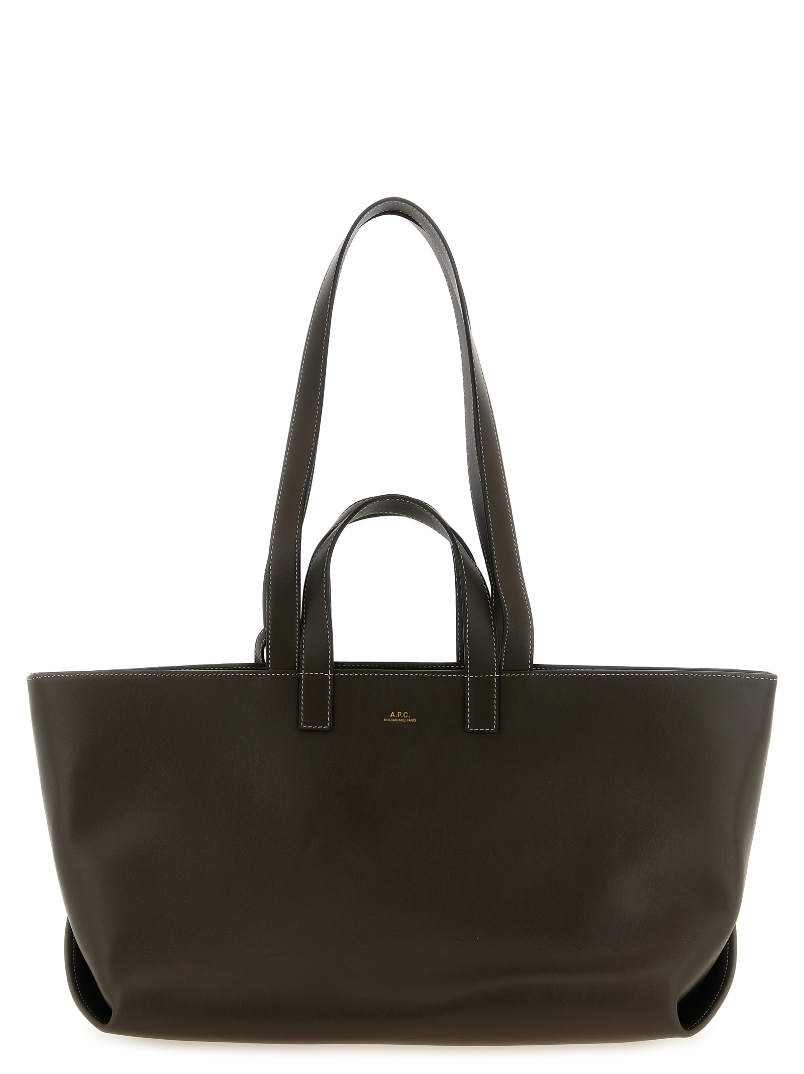 Brown Cowhide Tote Bag