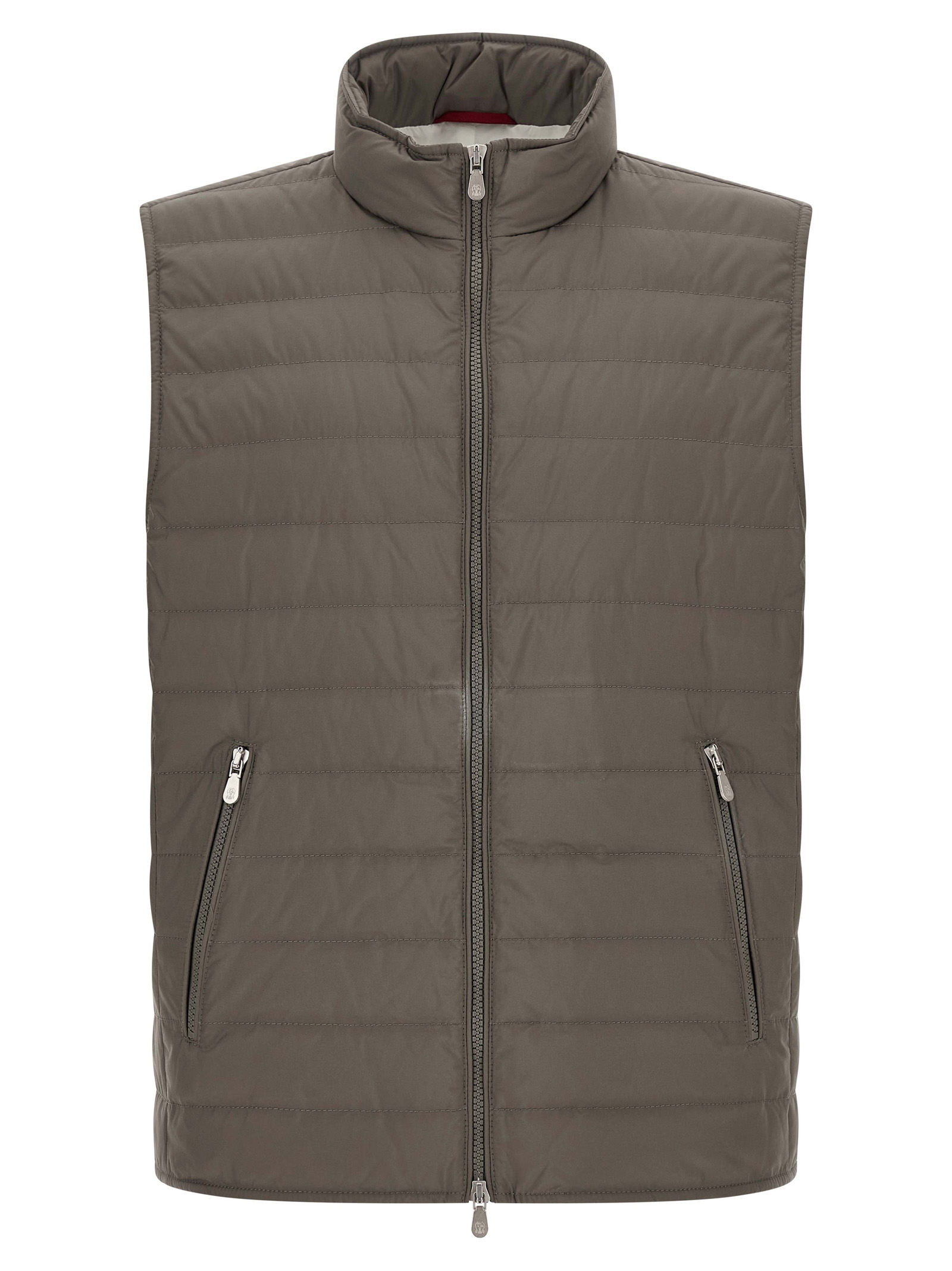 Bicolor Polyester Sleeveless Jacket