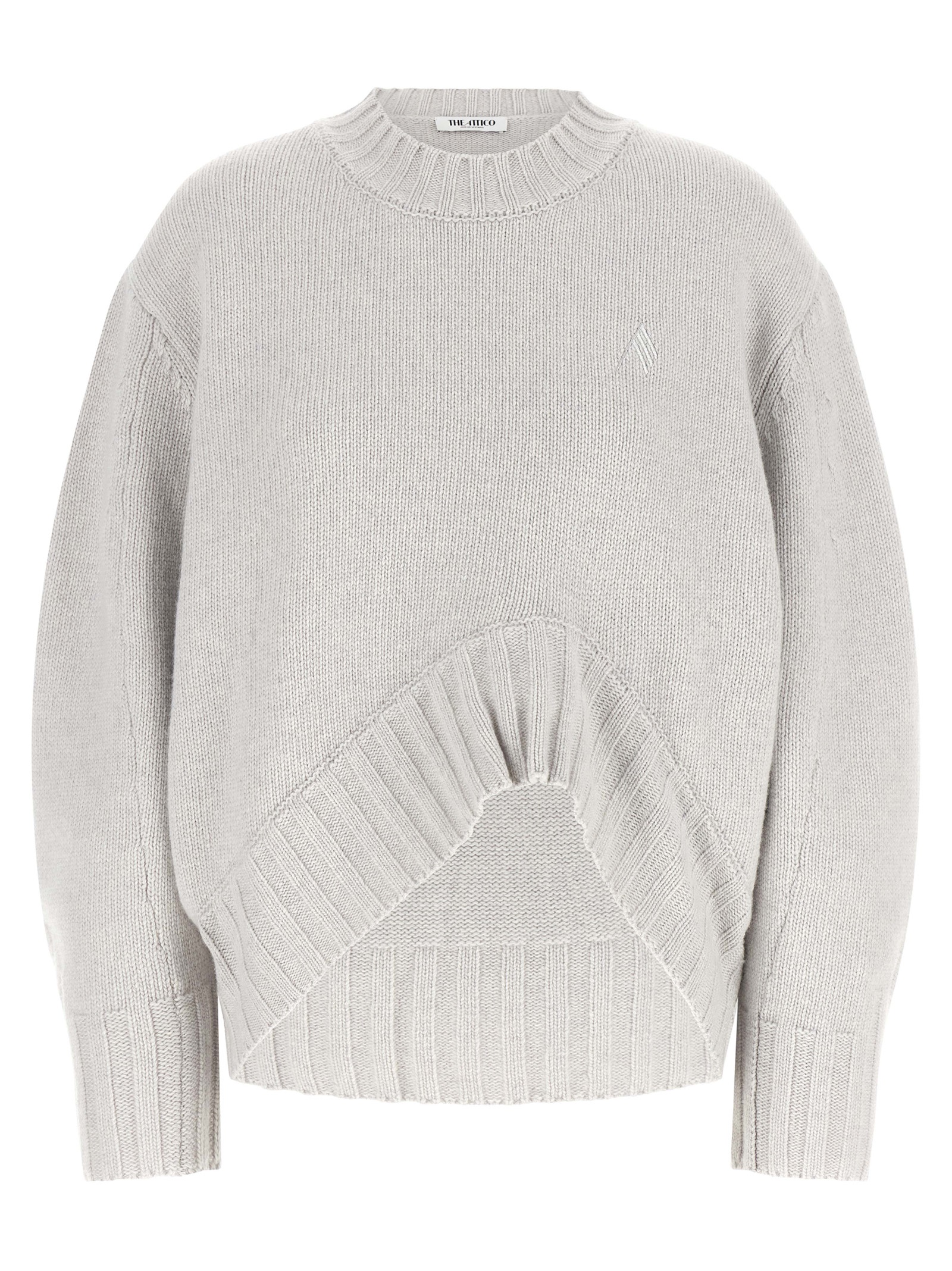 Gray Virgin Wool Cardigan