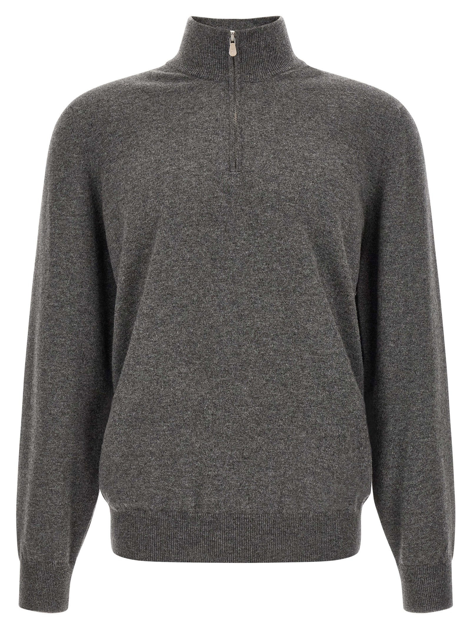 Gray Cashmere Cardigan
