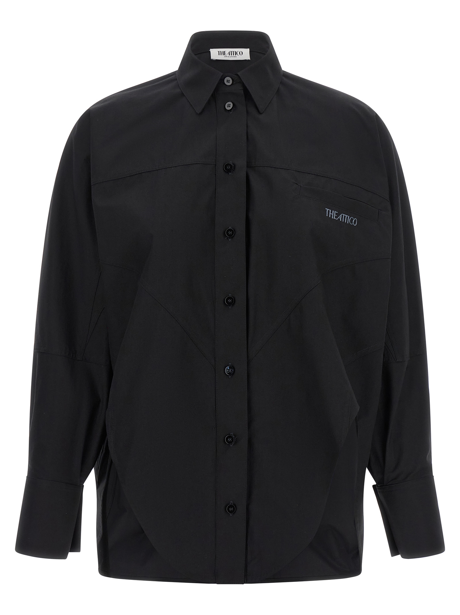 Black Cotton Blouse