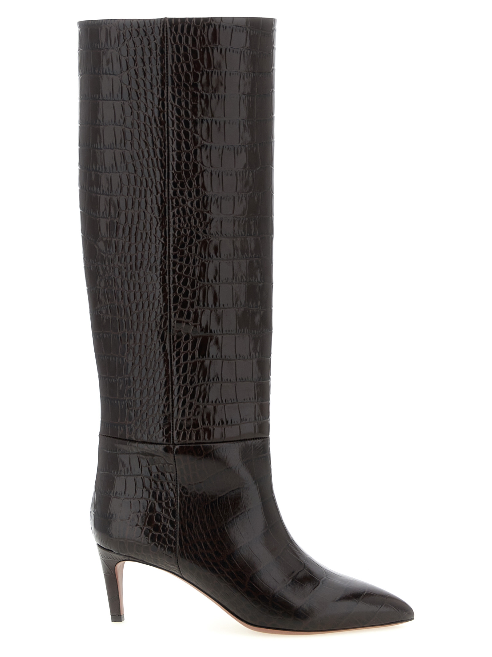 Brown Calfskin Over The Knee